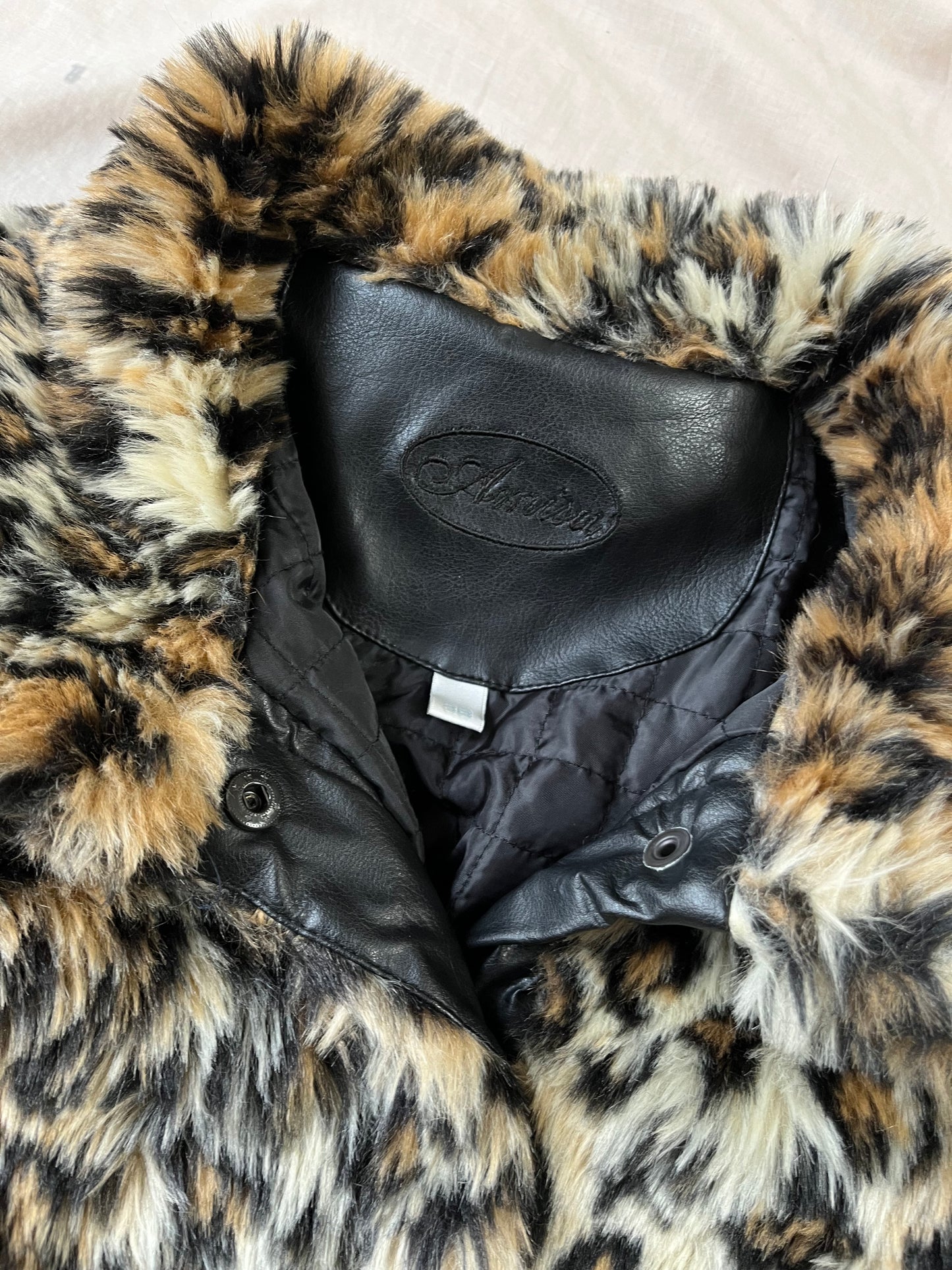 Leopard Print Coat UK 12