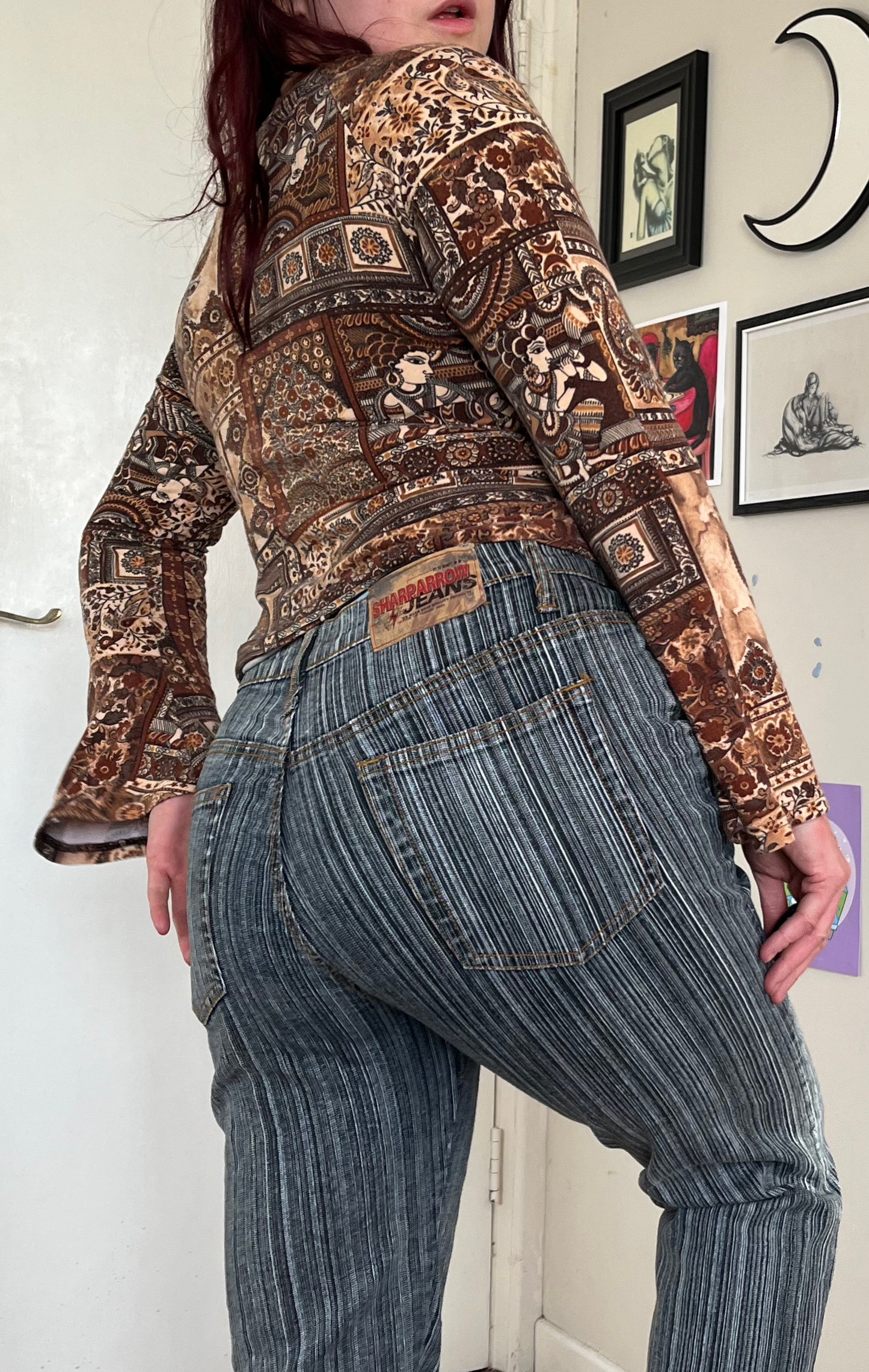 Striped Jeans - UK 12