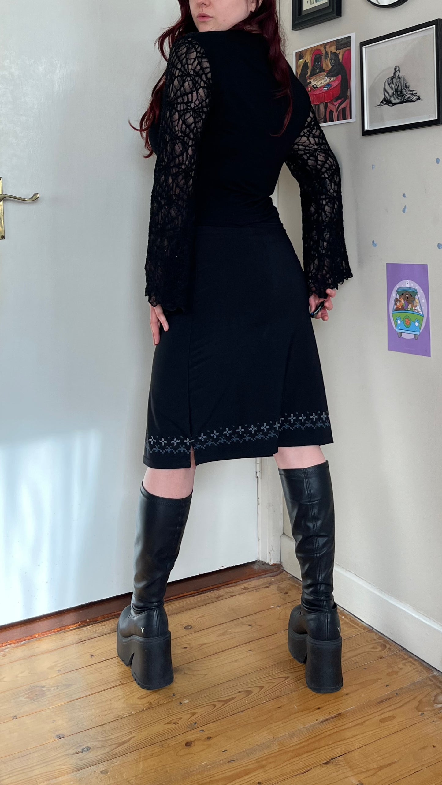 Hennes Cross Skirt UK 10-12