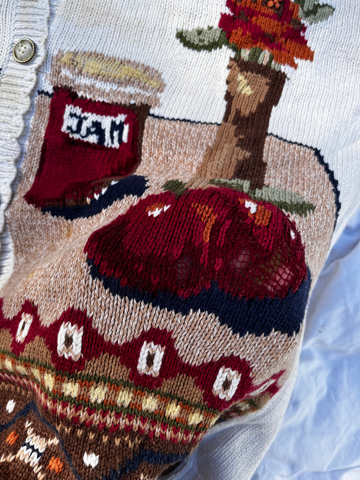 Autumn Scene Cardigan L