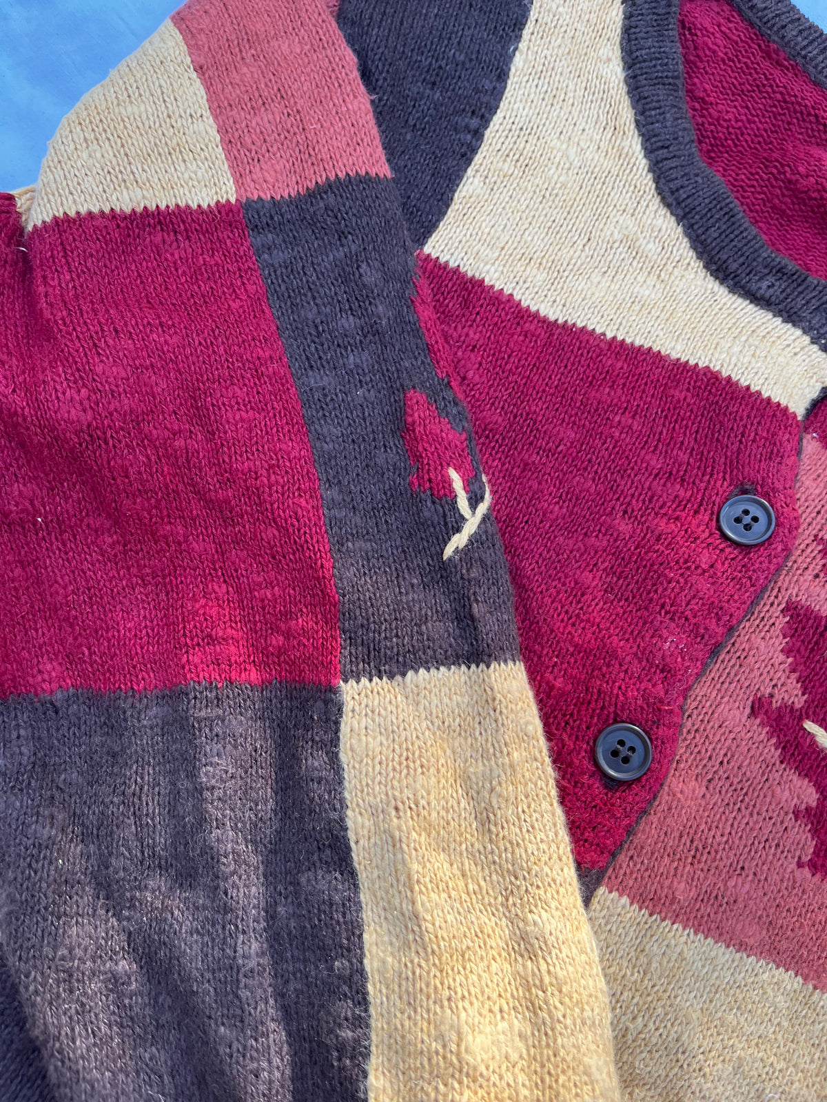 Patchwork Cardigan L