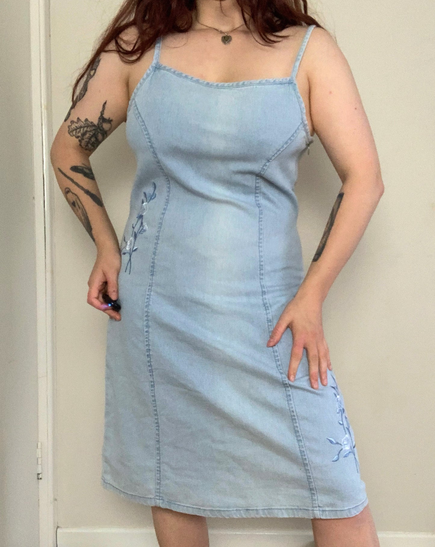 Dana 90s Denim Dress UK 12/14