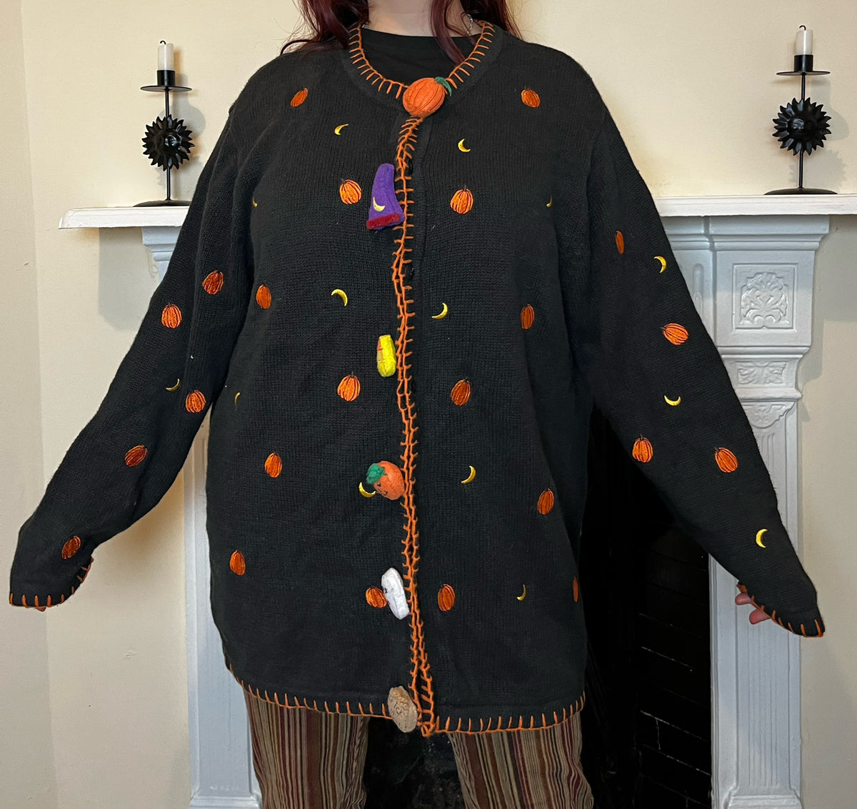 Happy Halloween Cardigan XL