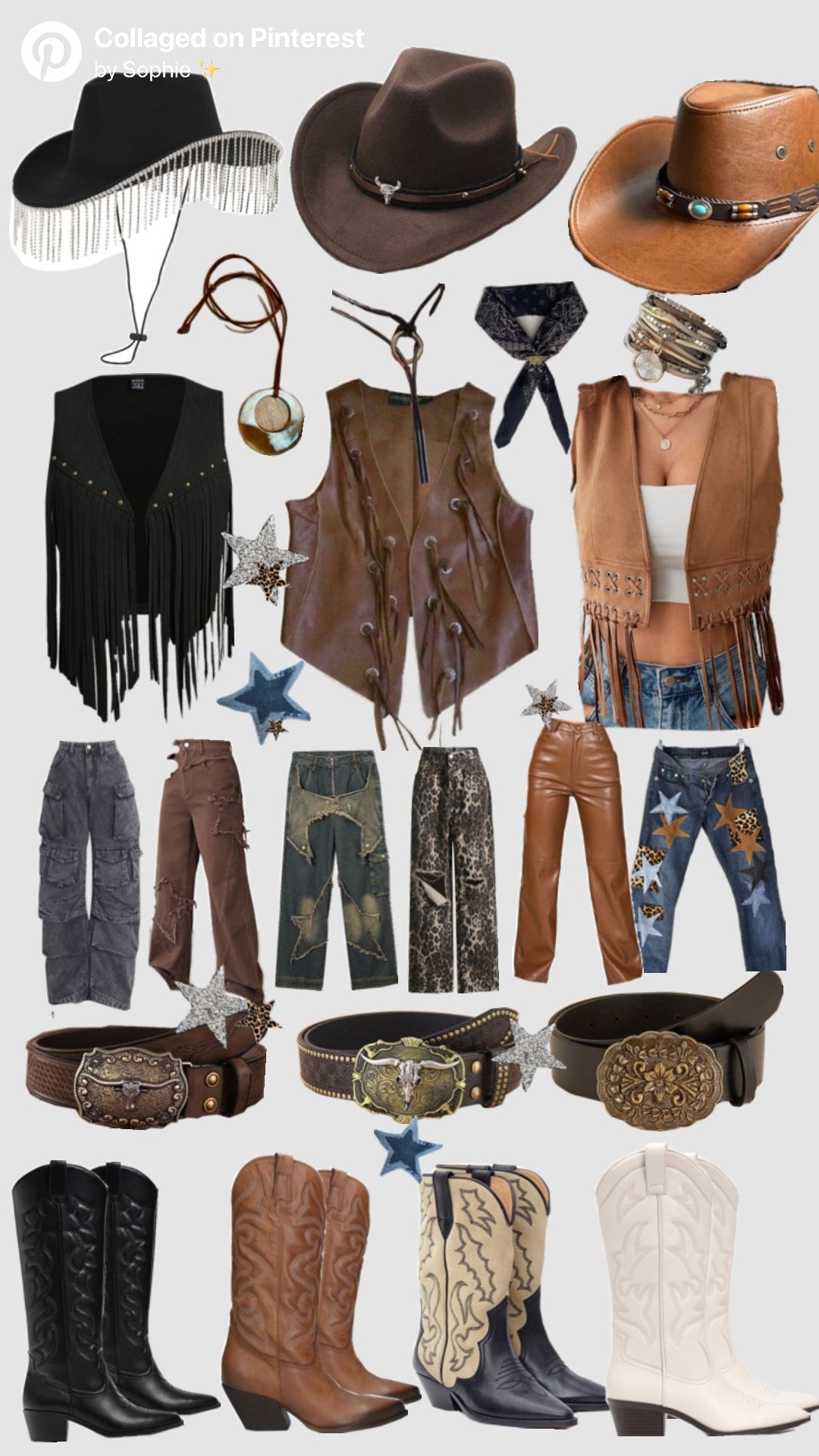 Y2K Western Bundle UK 8-10 - 5 Pieces