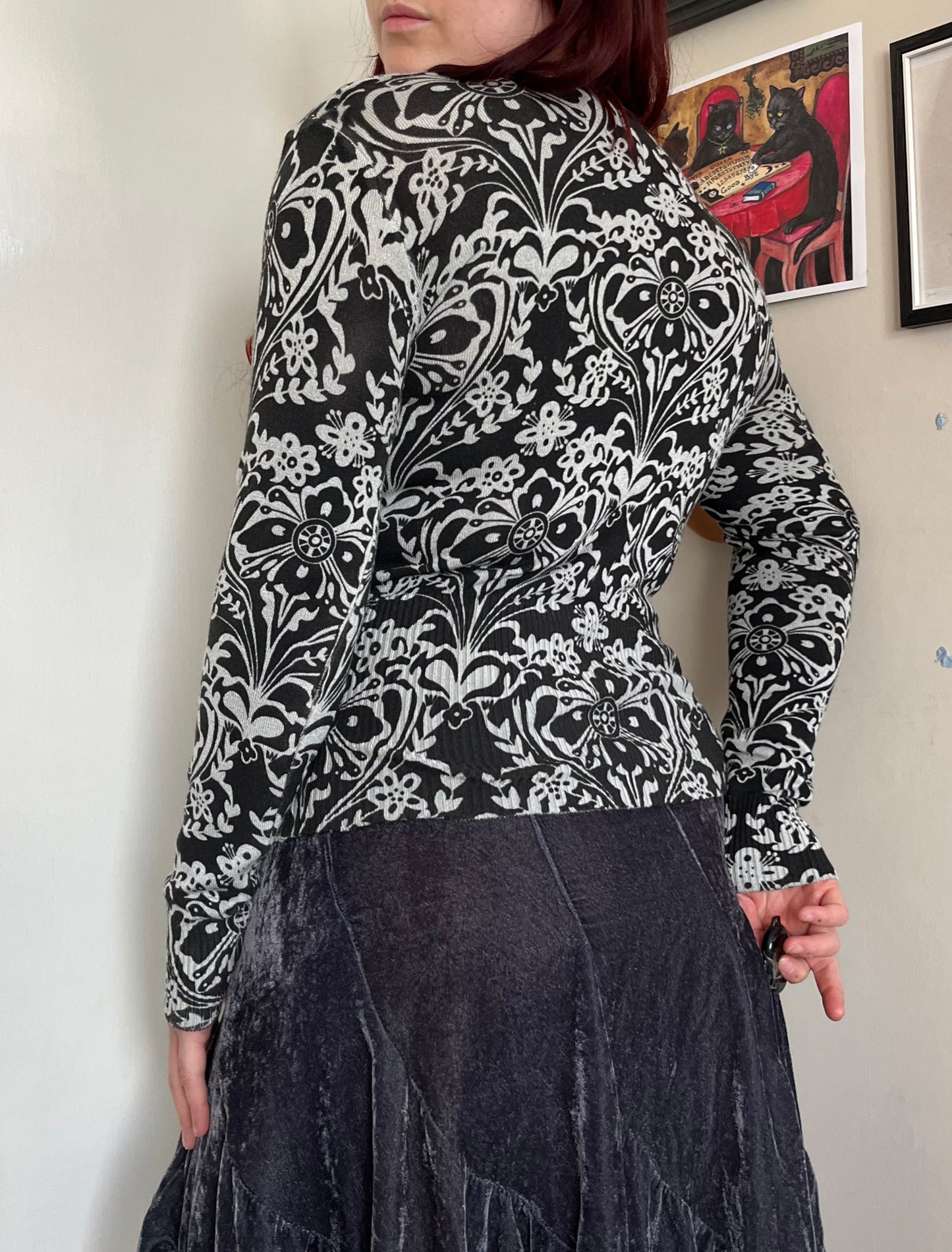 Floral Cardigan UK 10
