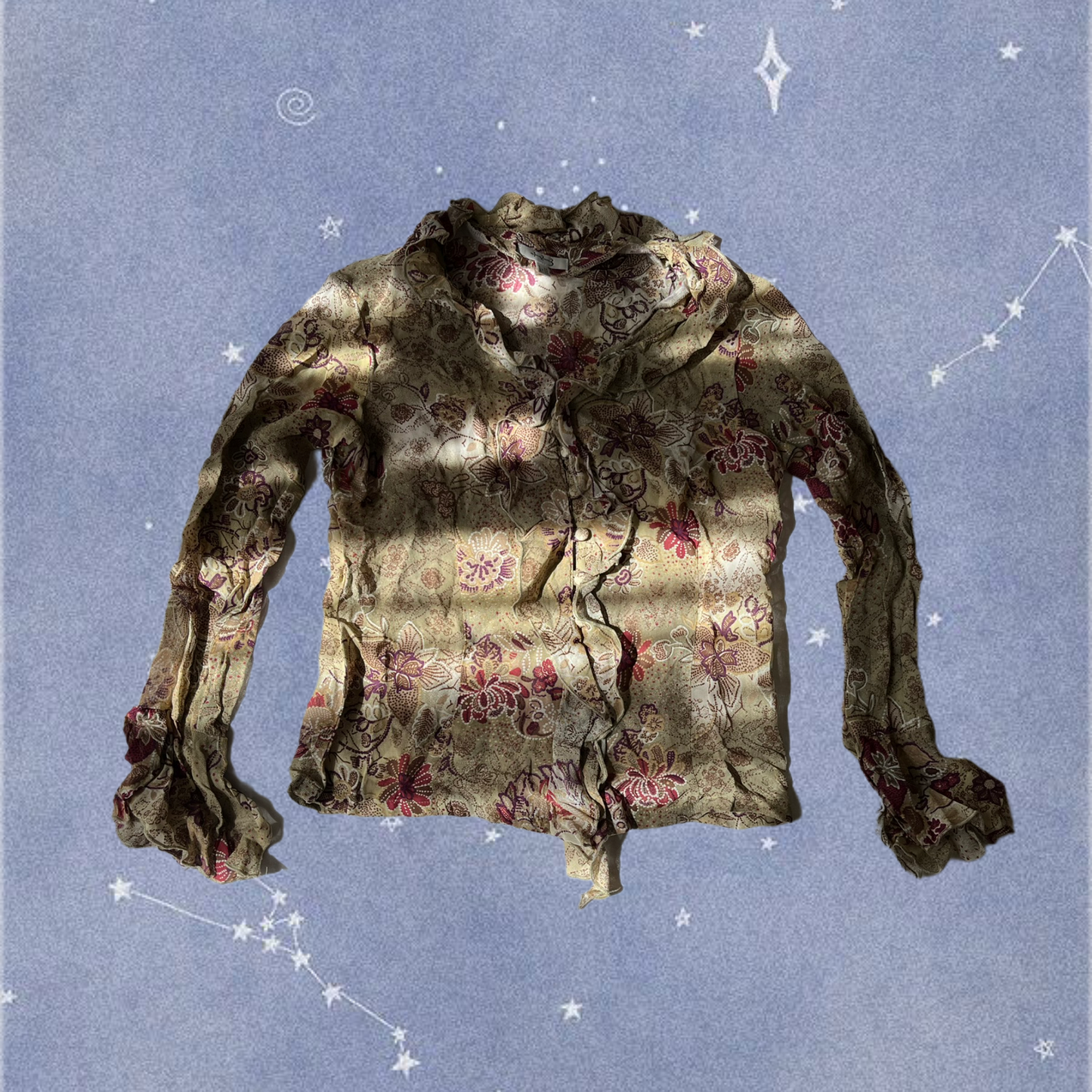 Floral Mesh Top UK 10