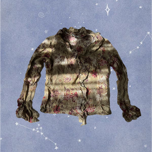Floral Mesh Top UK 10