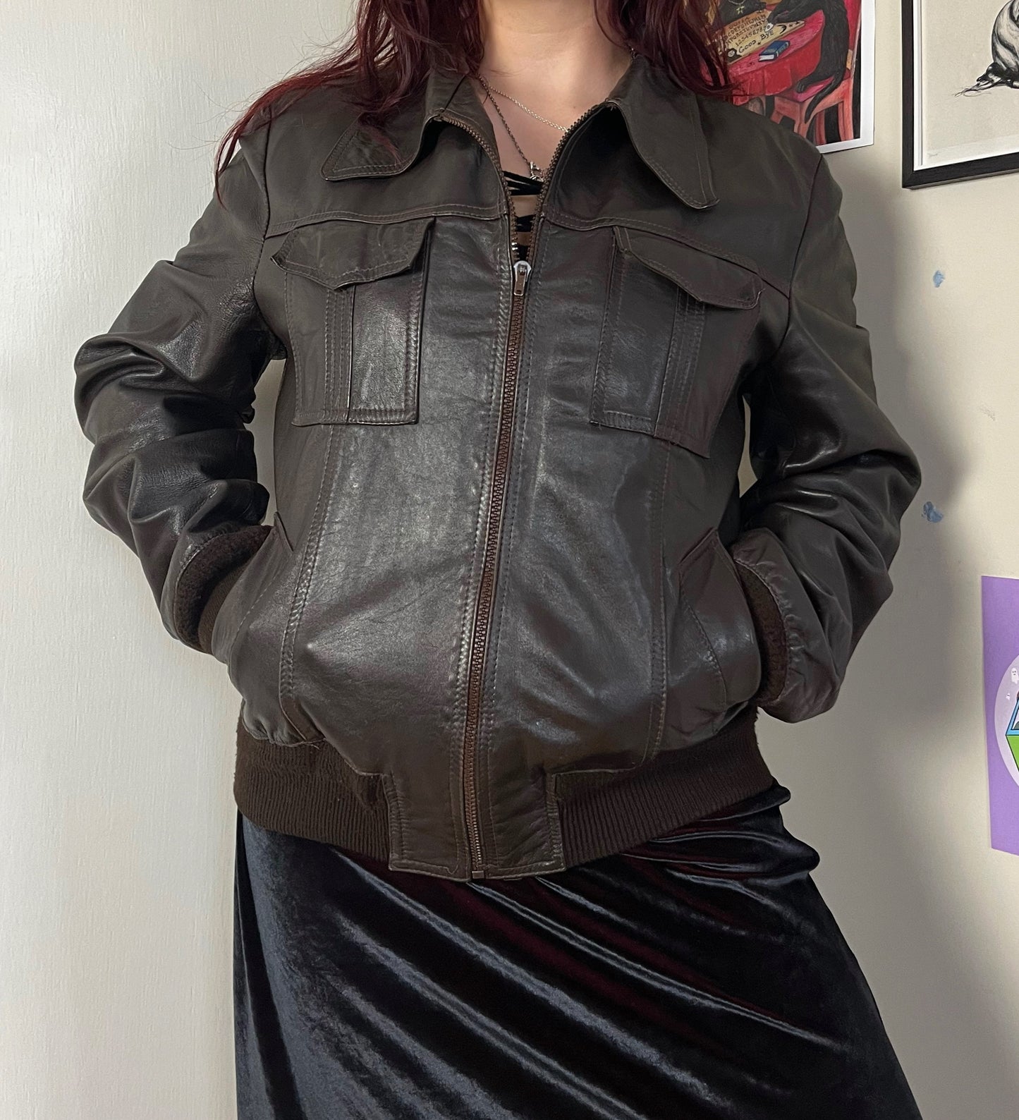 Valerie Leather Jacket M/L