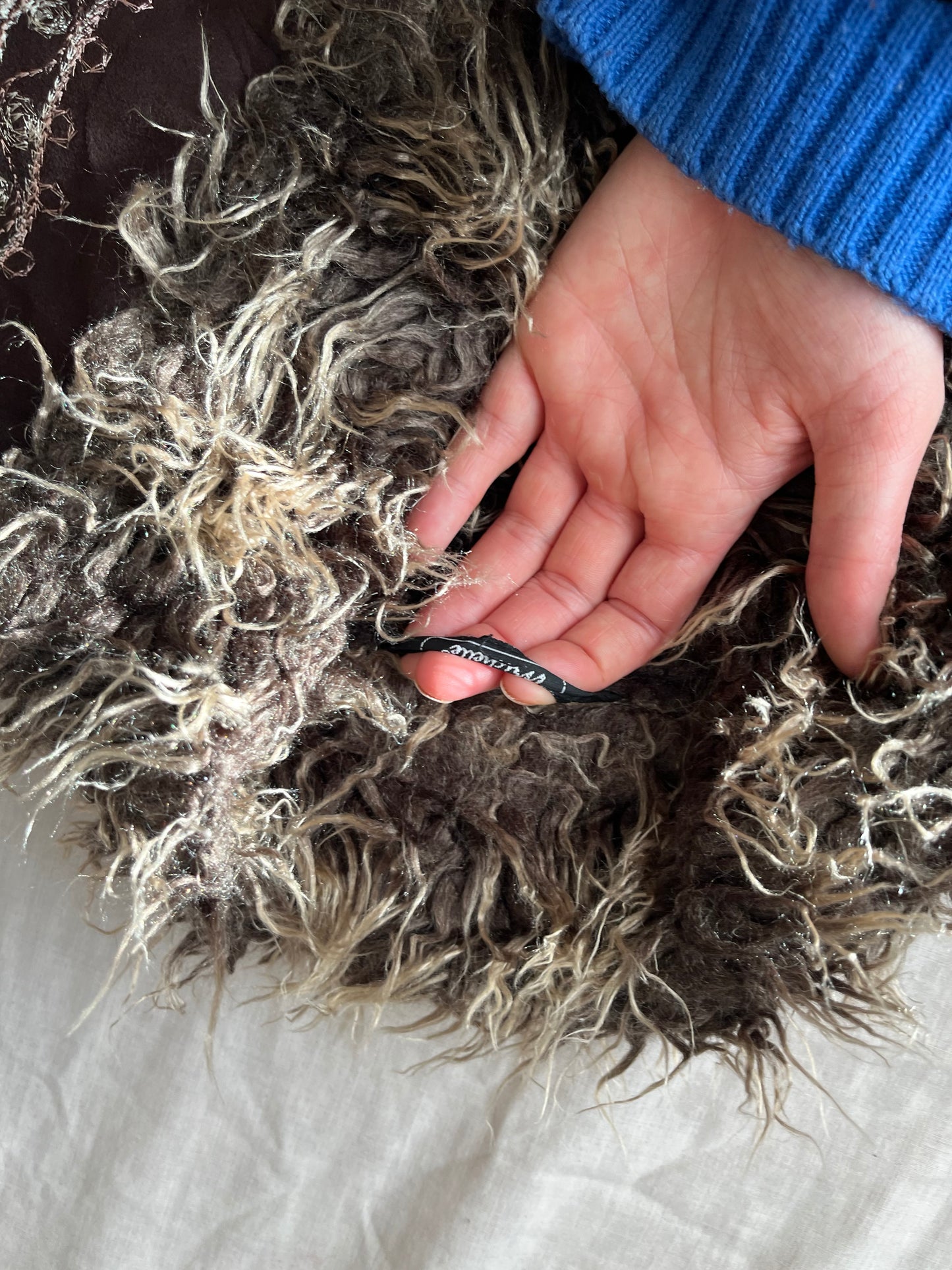 Brown Afghan Coat - Size L