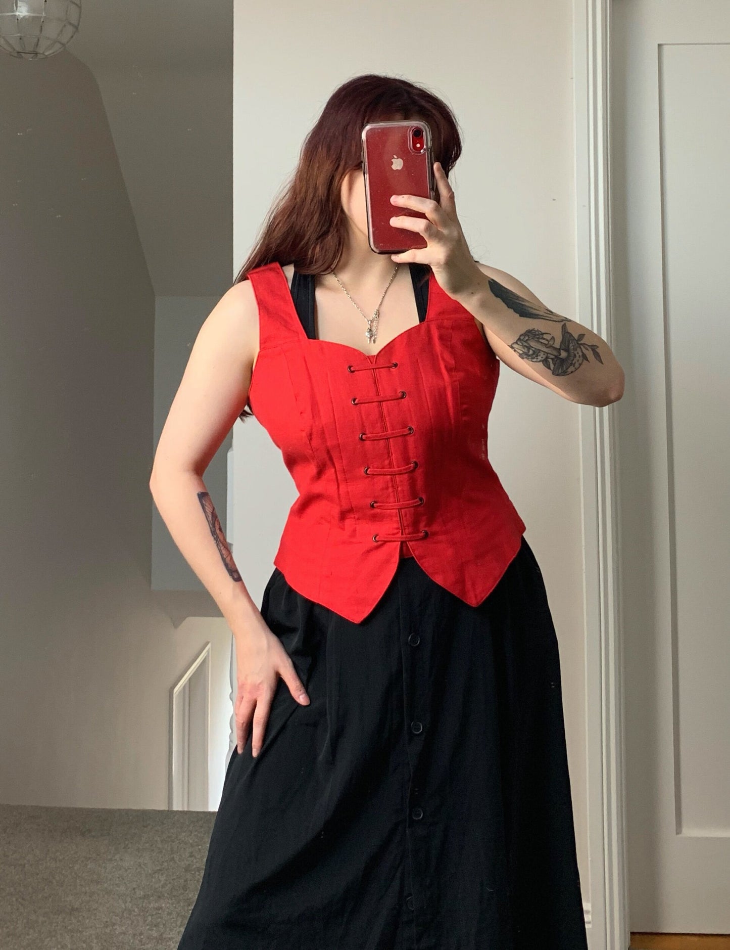 Cara 80s Corset Top UK 14