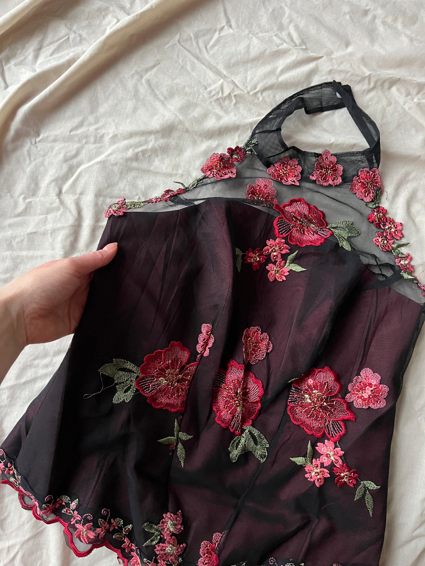 Floral Corset Top - UK 8-10