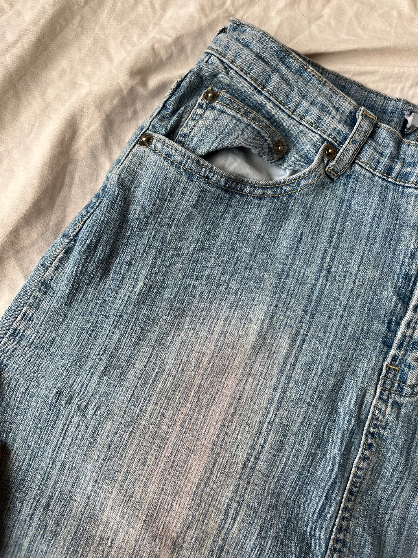 Denim Midi Skirt UK 8-10