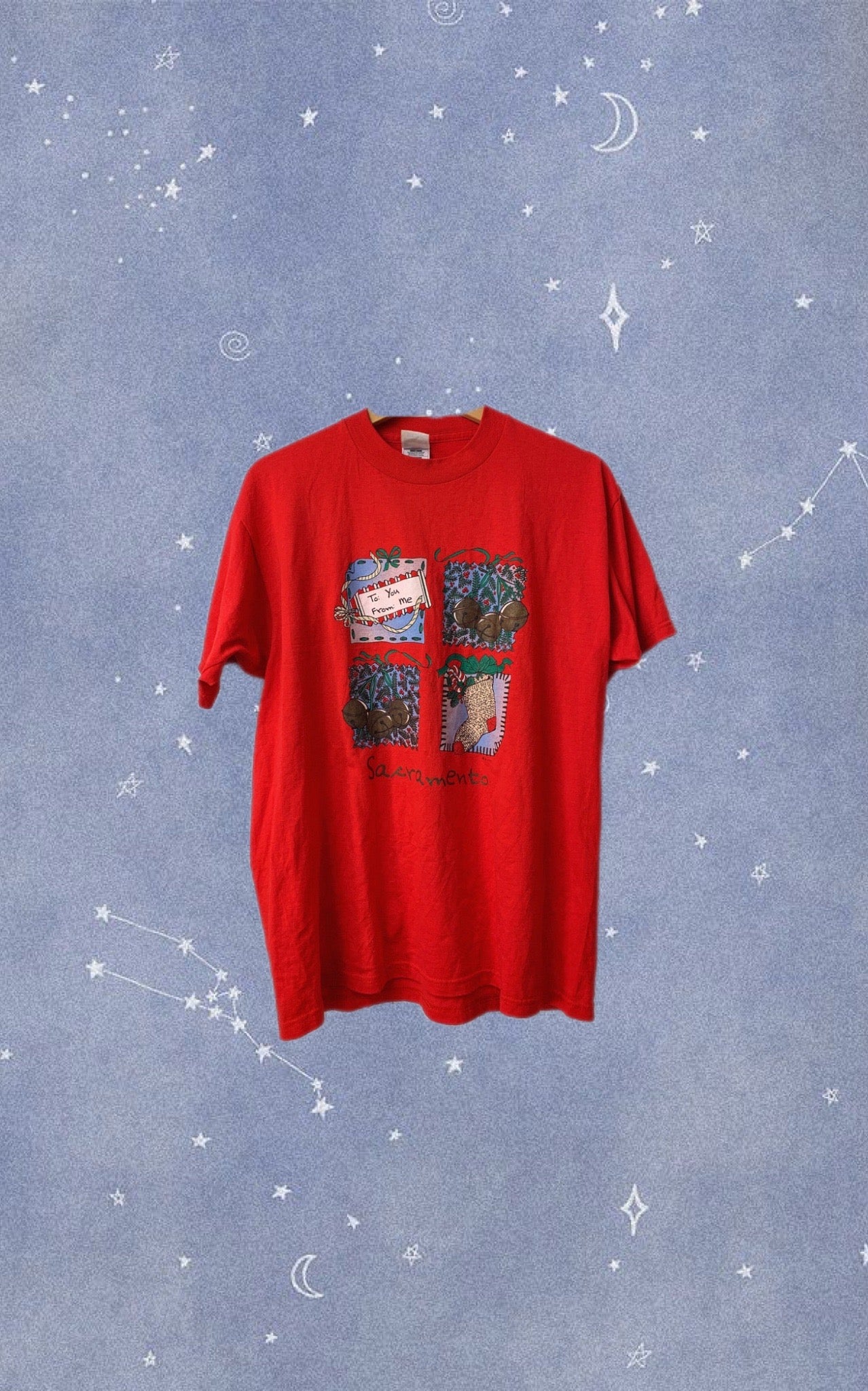 Holly 90s Christmas T-Shirt UK 4-14