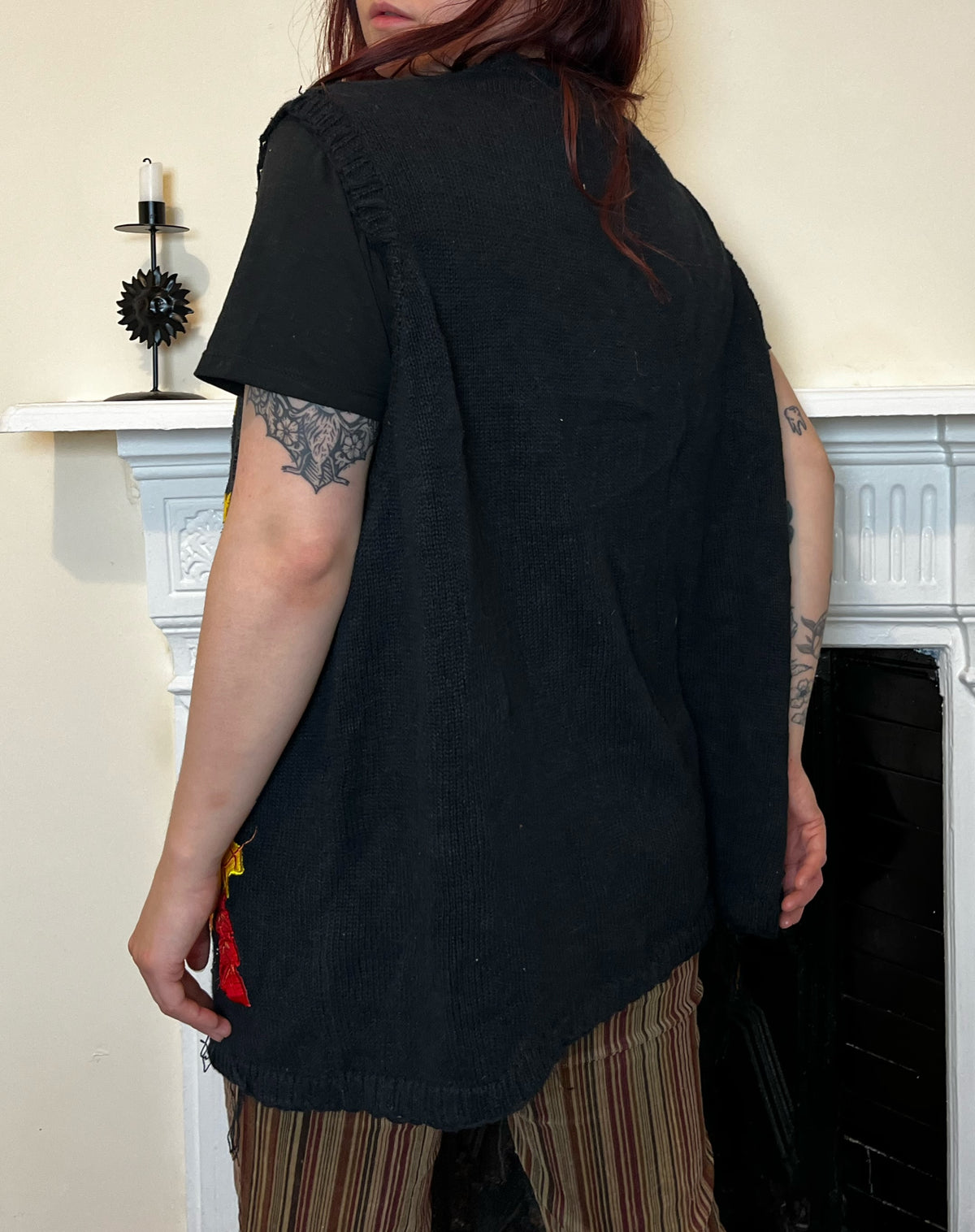 Falling Leaves Sweater Vest XL