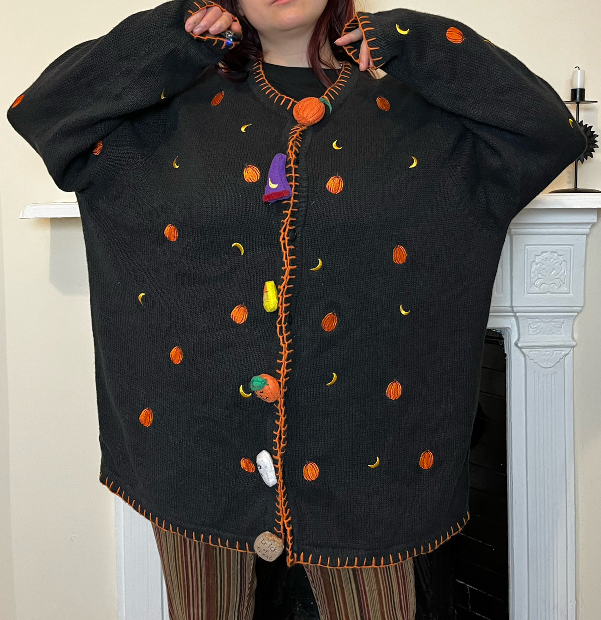 Happy Halloween Cardigan XL