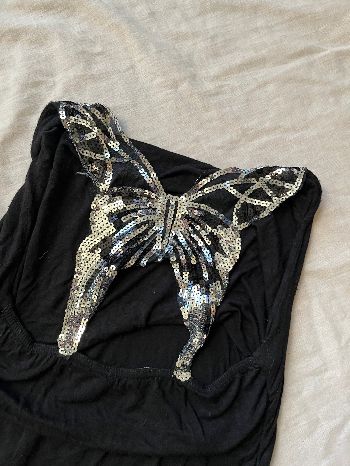 Butterfly Sequin Top - UK 8-10