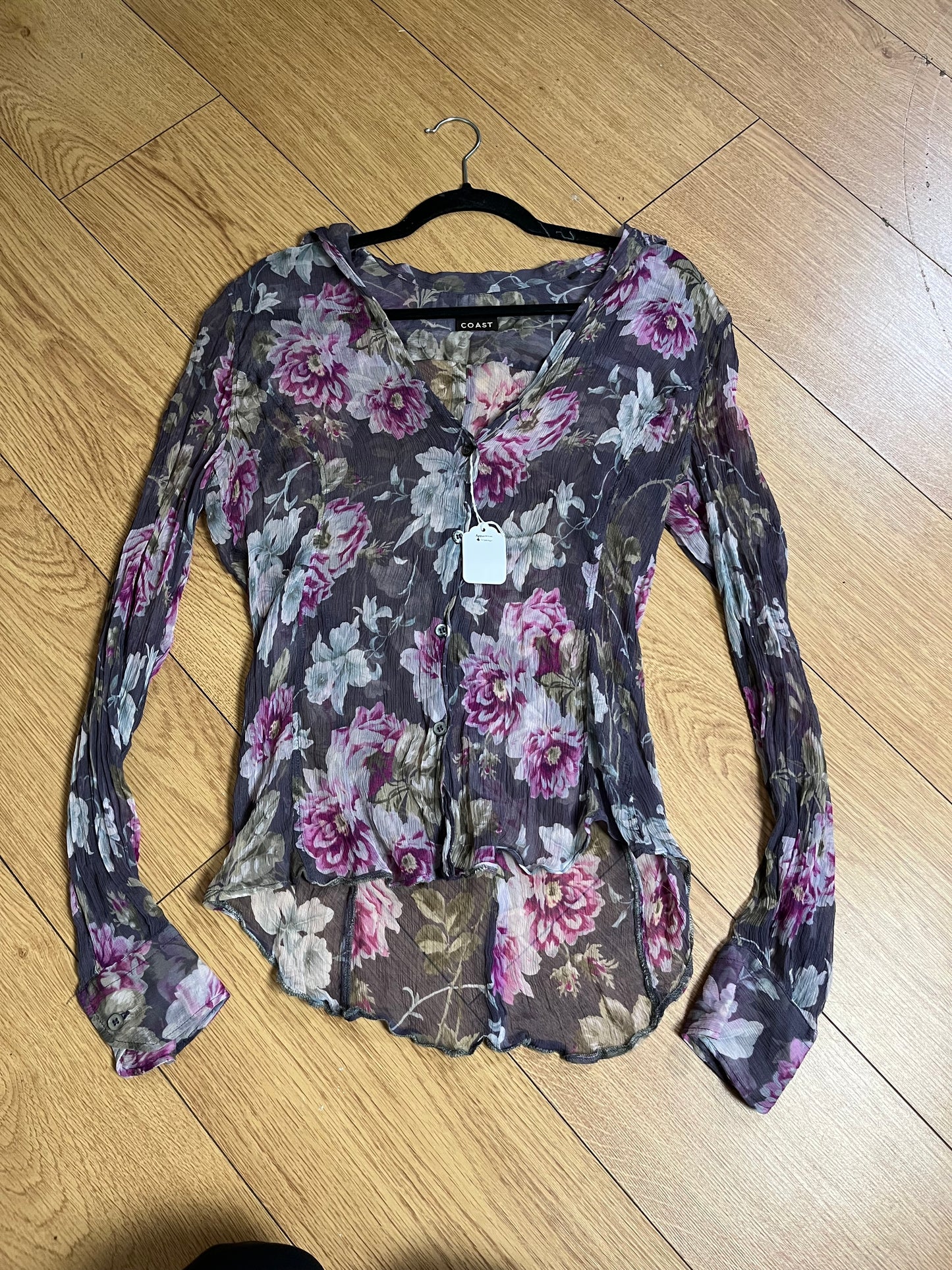 Chiffon Floral Top UK 10