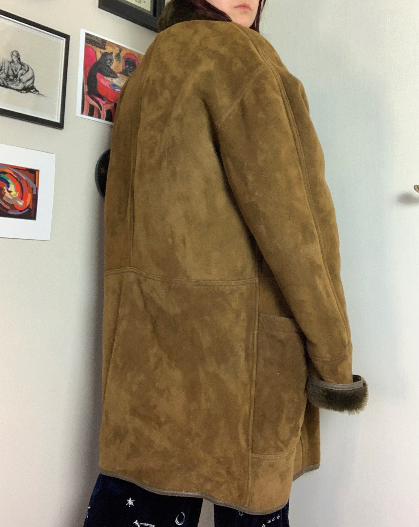 Landon 90s Shearling Coat UK 24-26/XXL