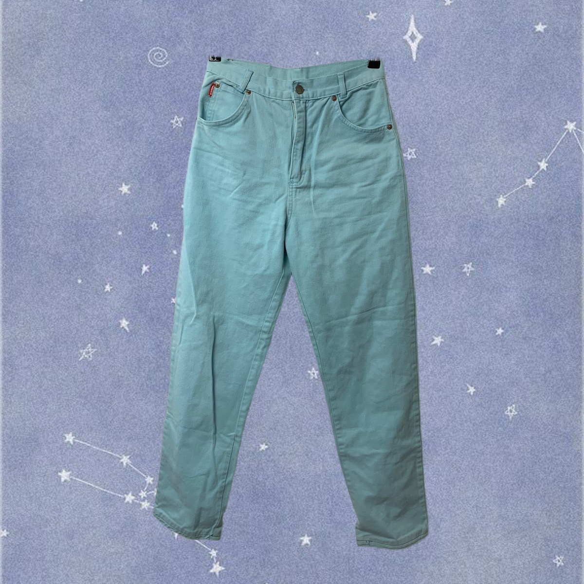 Baby Blue 90s Jeans UK 8