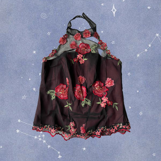 Floral Corset Top - UK 8-10