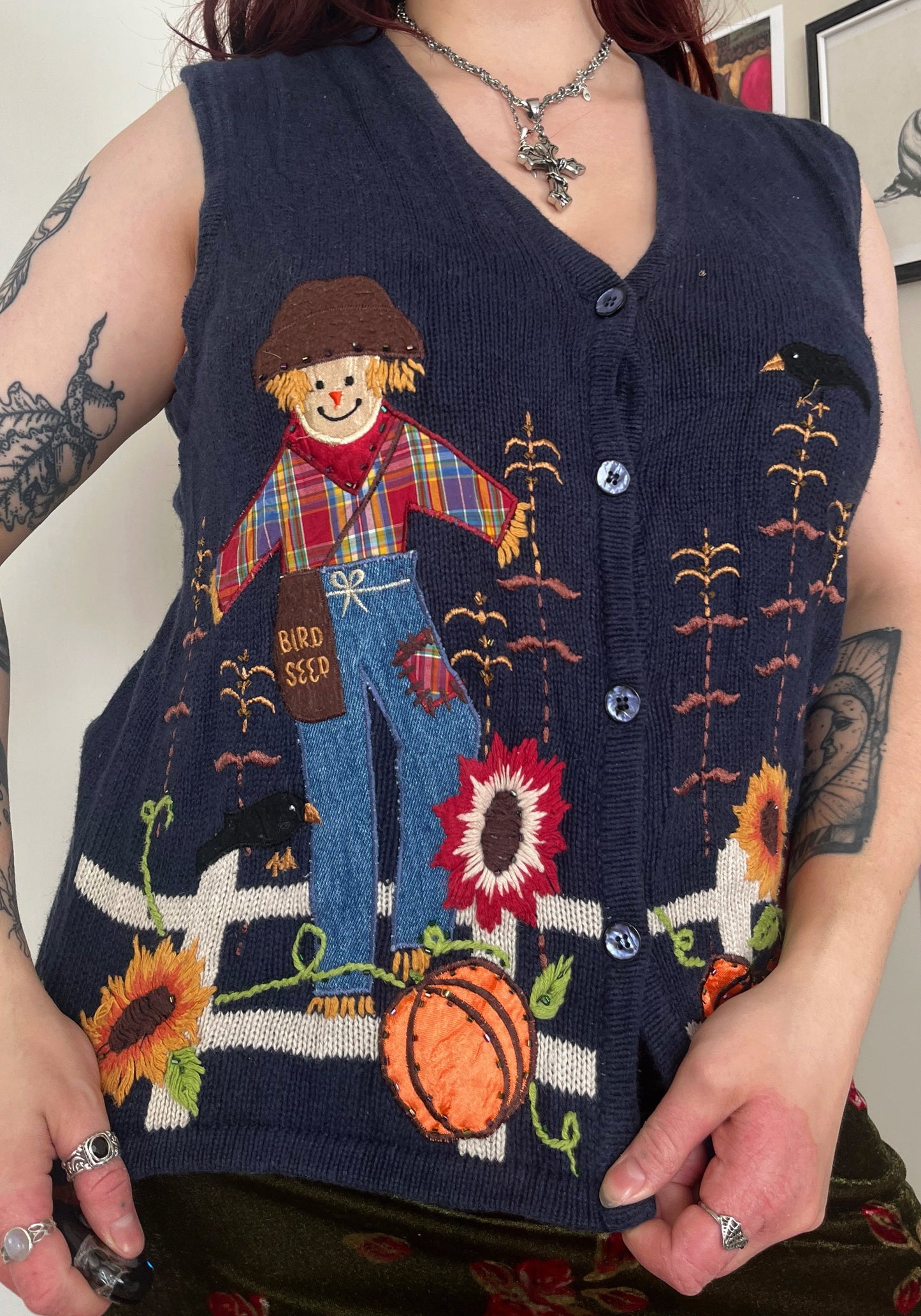 Pumpkin Patch Sweater Vest UK 6-12