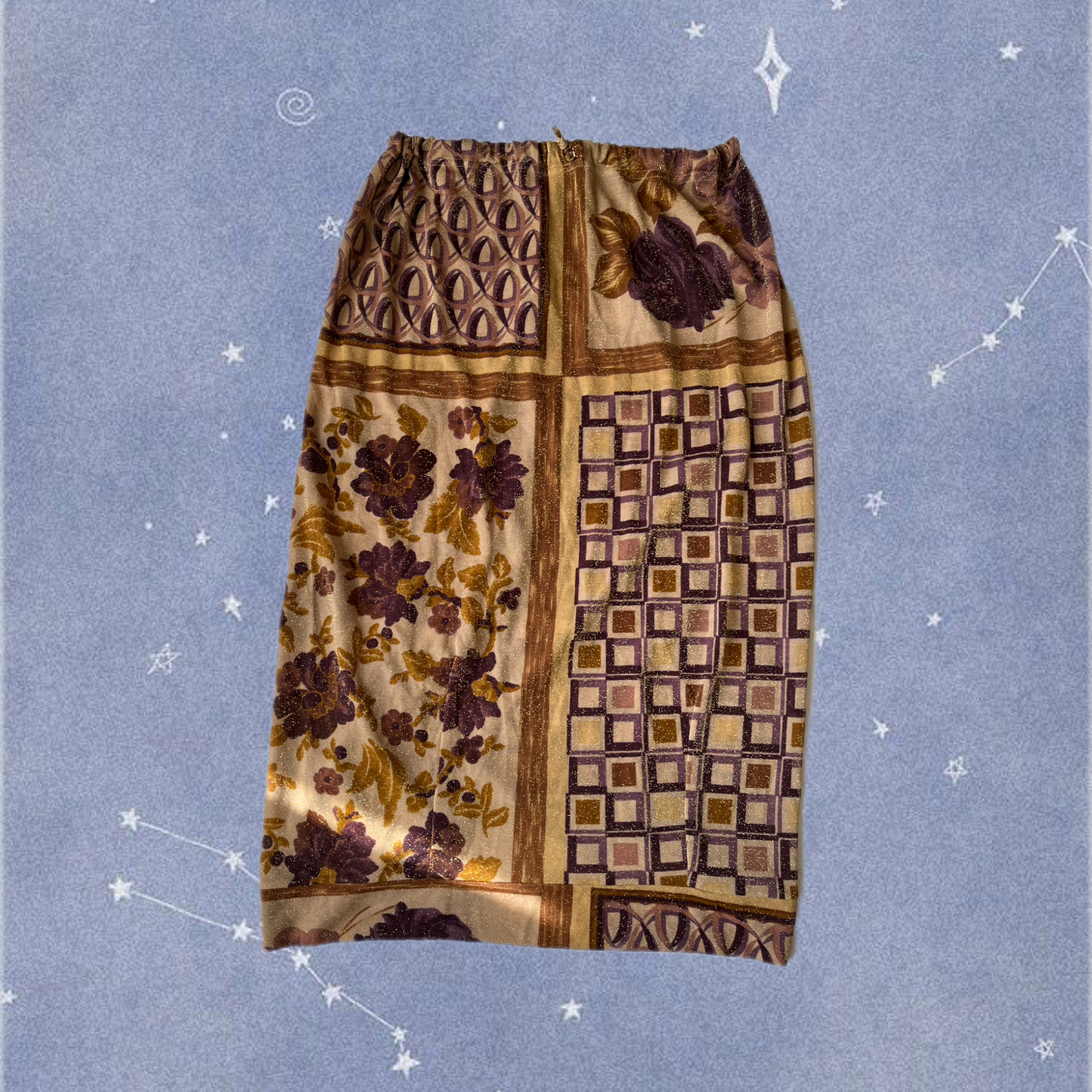 Glittery Floral Skirt UK 12-16
