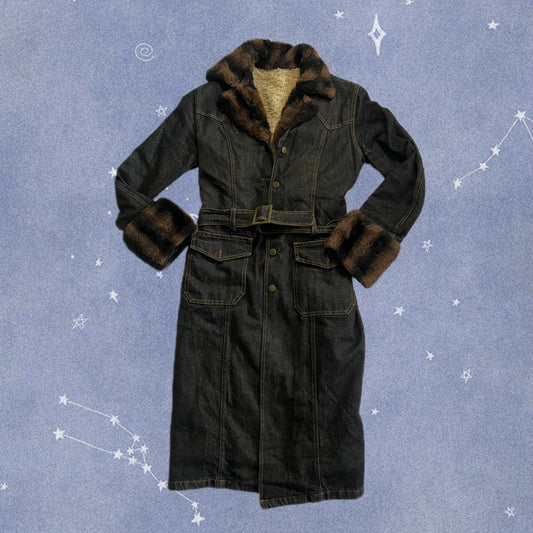 Cartoon Network Denim Afghan Coat UK 10/S
