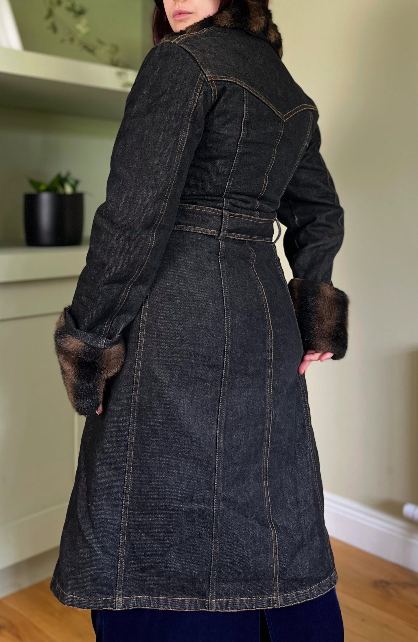 Cartoon Network Denim Afghan Coat UK 10/S