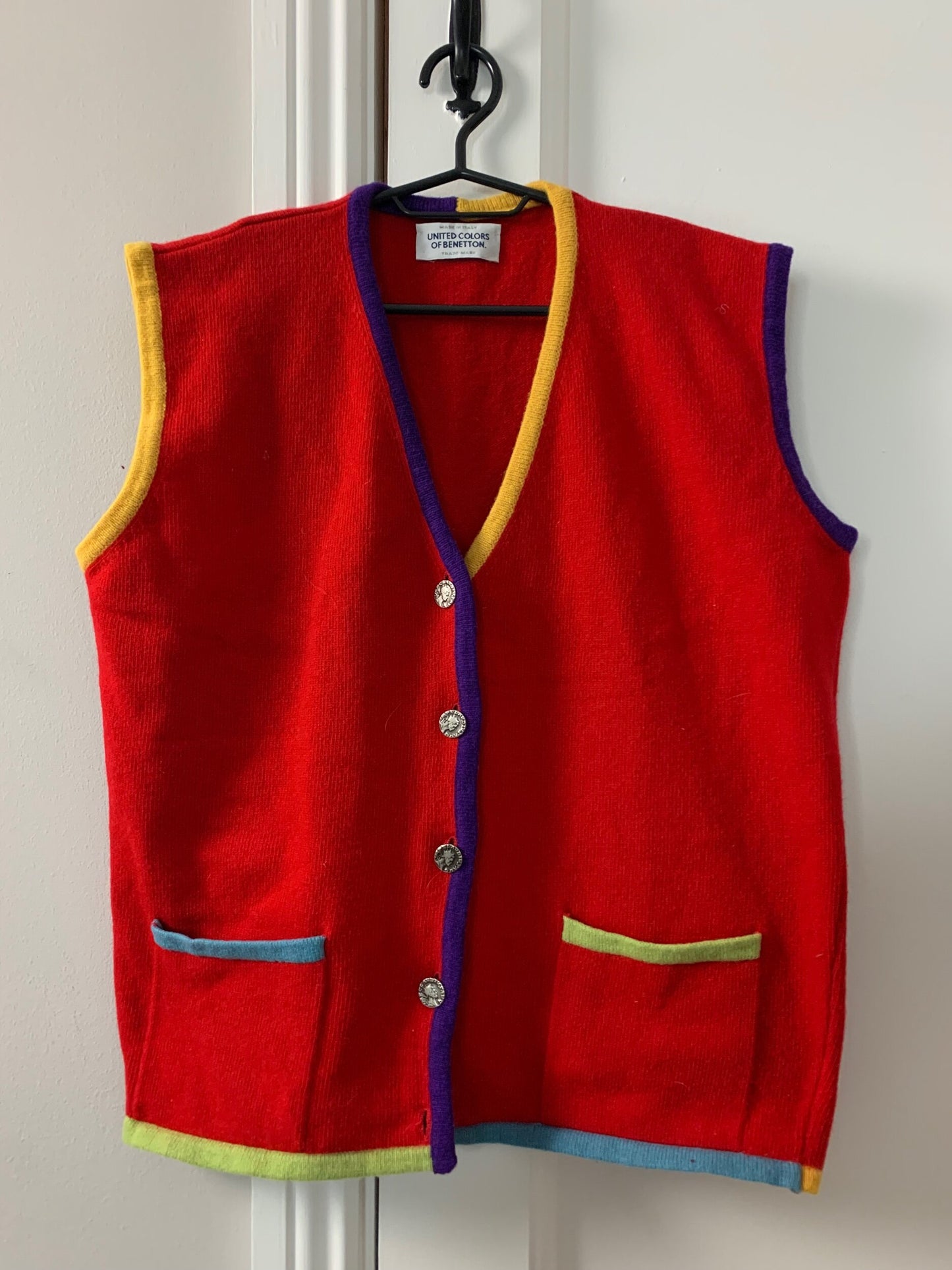 Bonnie 90s Sweater Vest by Benetton UK 4-14