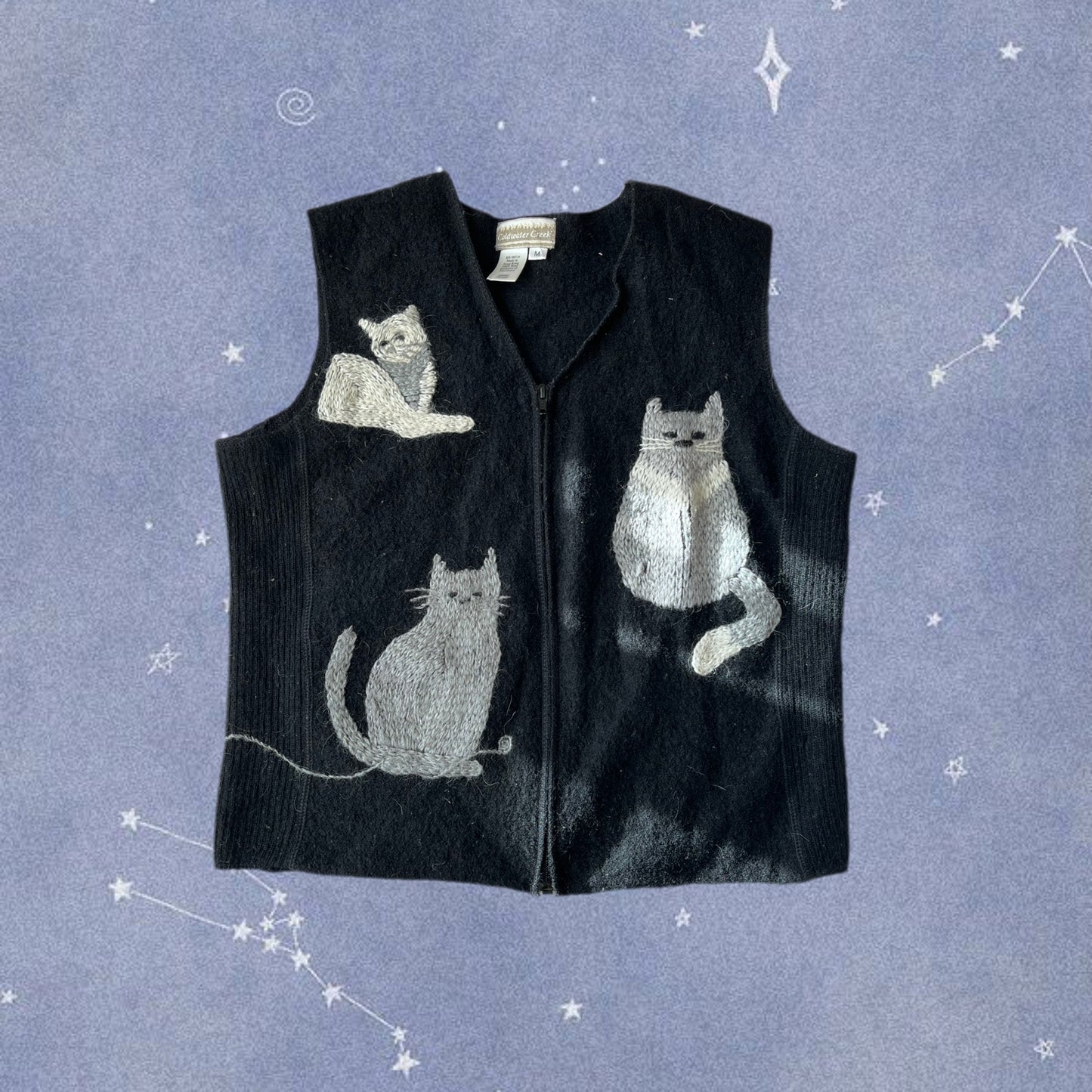 Cat Sweater Vest - UK 6-12