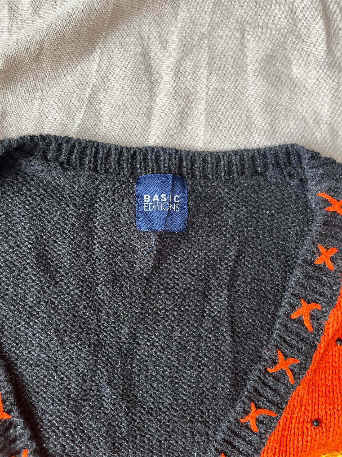 Boneyard 2000s Halloween Sweater Vest M-L