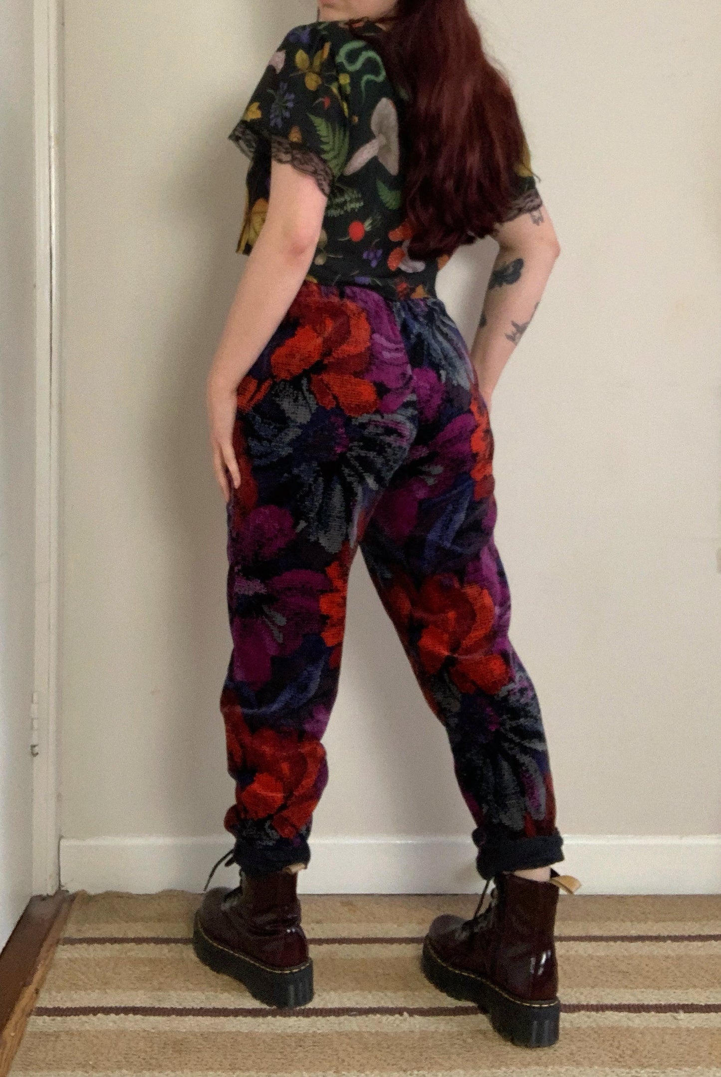 Fern 90s Velvet Pants UK 10-12