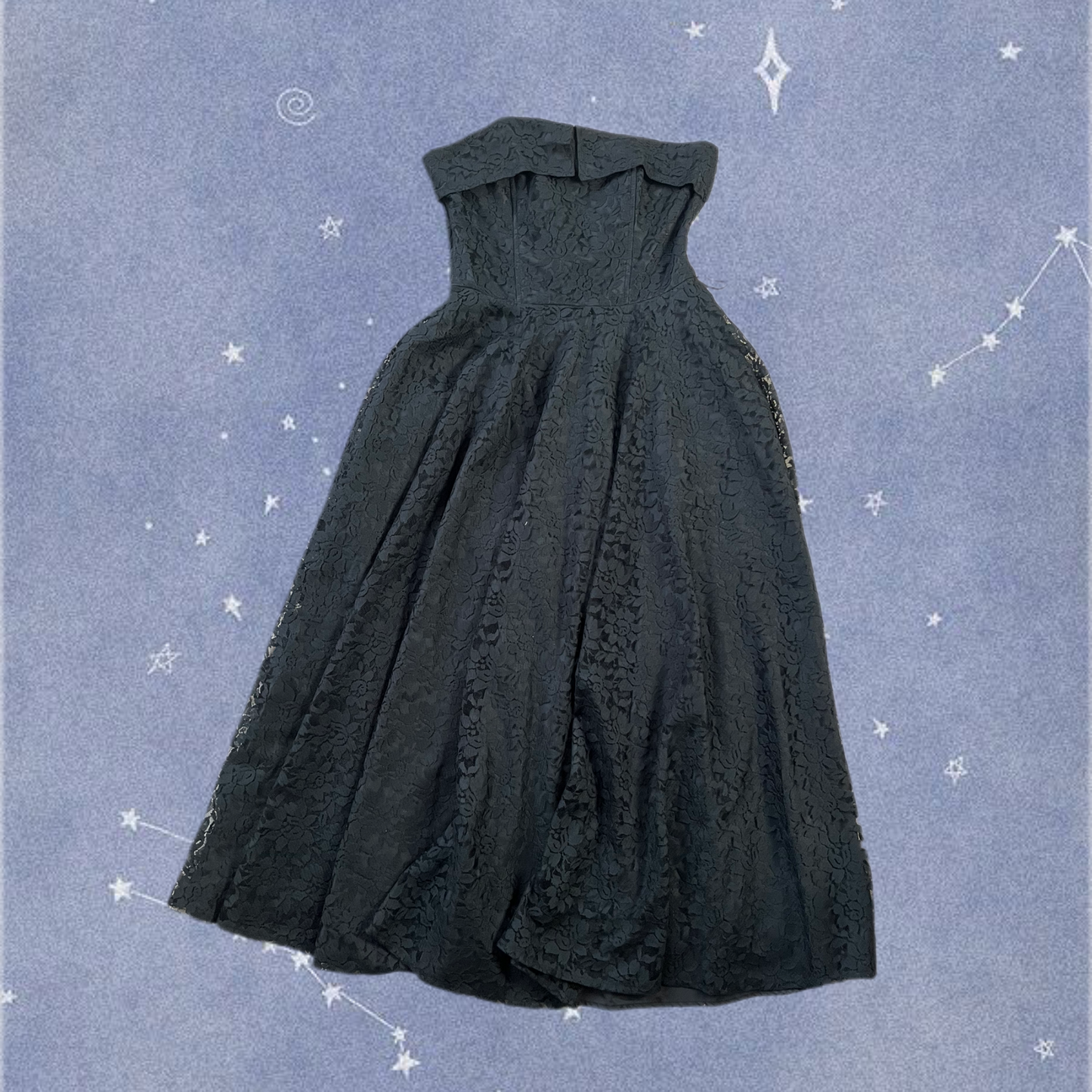 Black Lace Dress UK 8