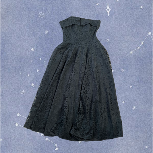 Black Lace Dress UK 8