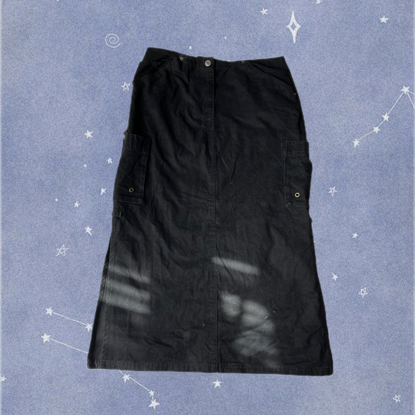 Denim Maxi Skirt UK 12