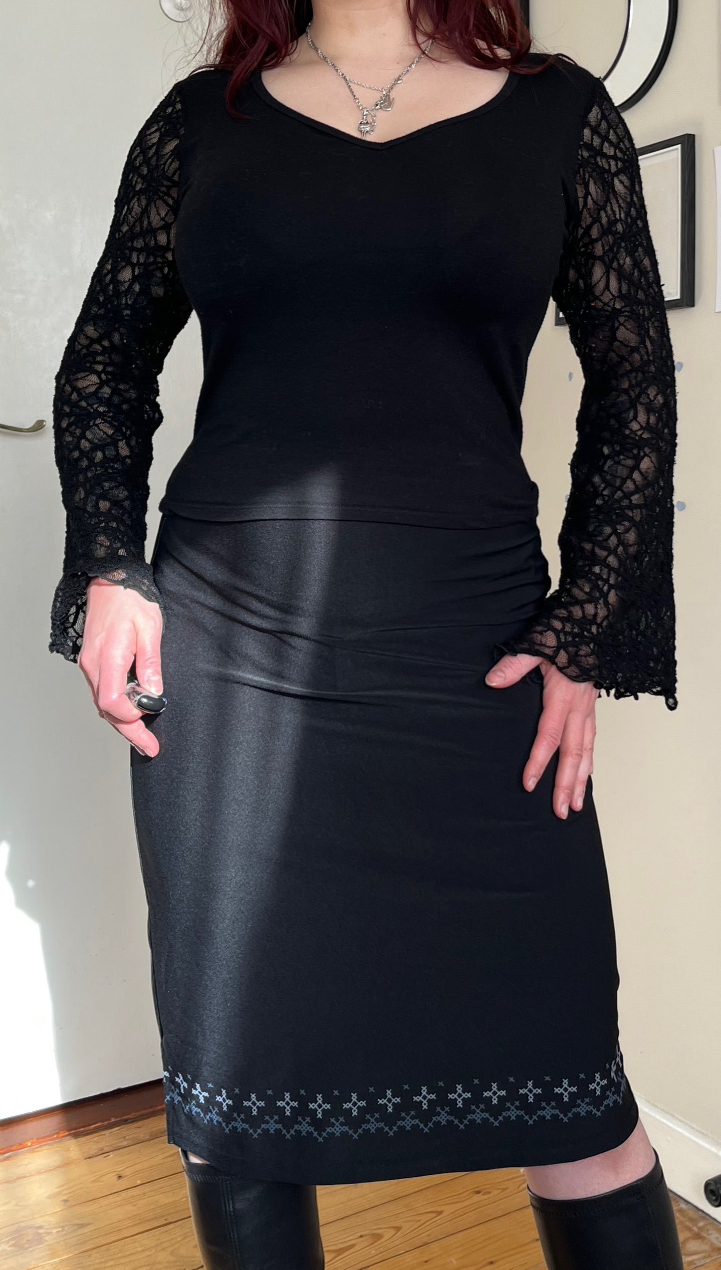 Hennes Cross Skirt UK 10-12