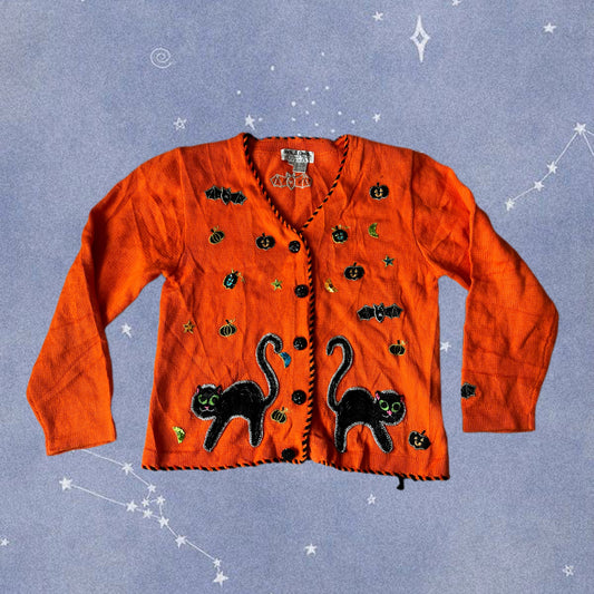 Salem 1990s Halloween Cardigan M