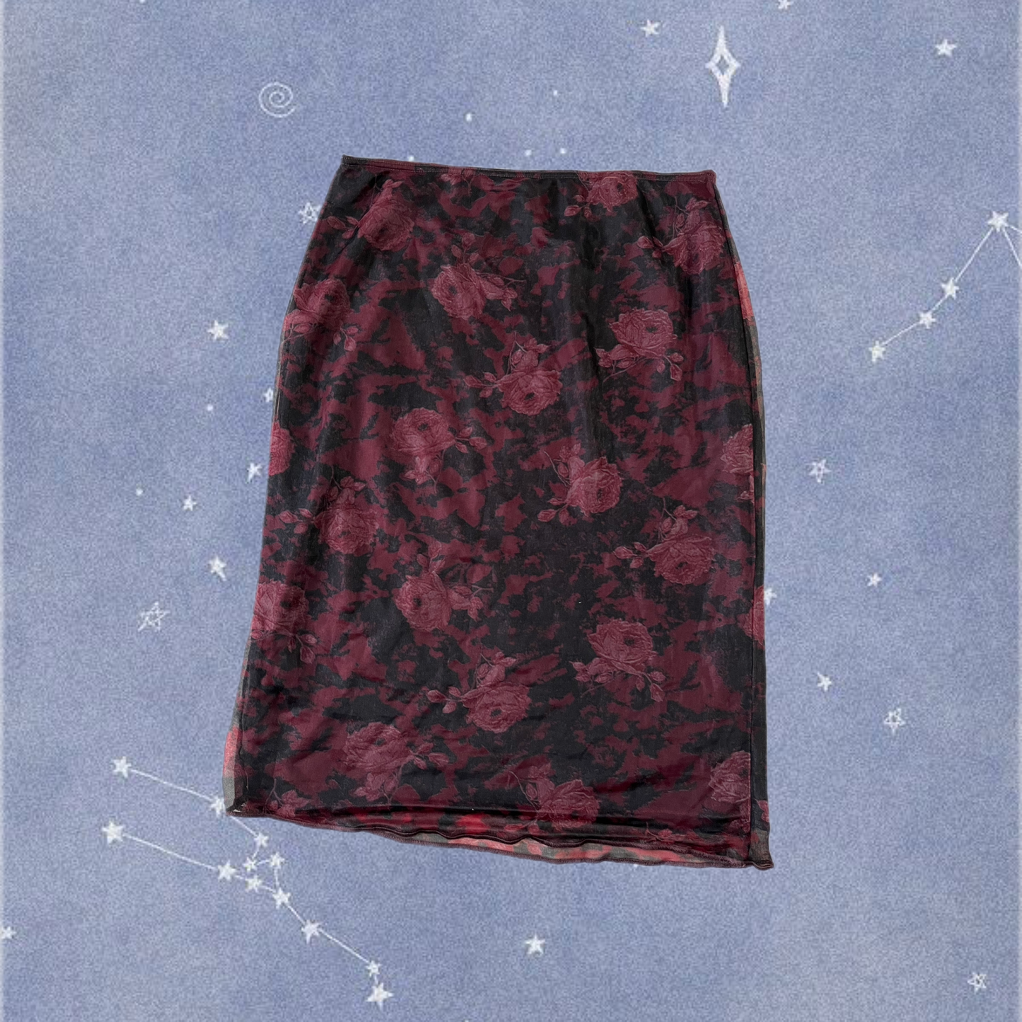 Floral Mesh Skirt UK 10-14