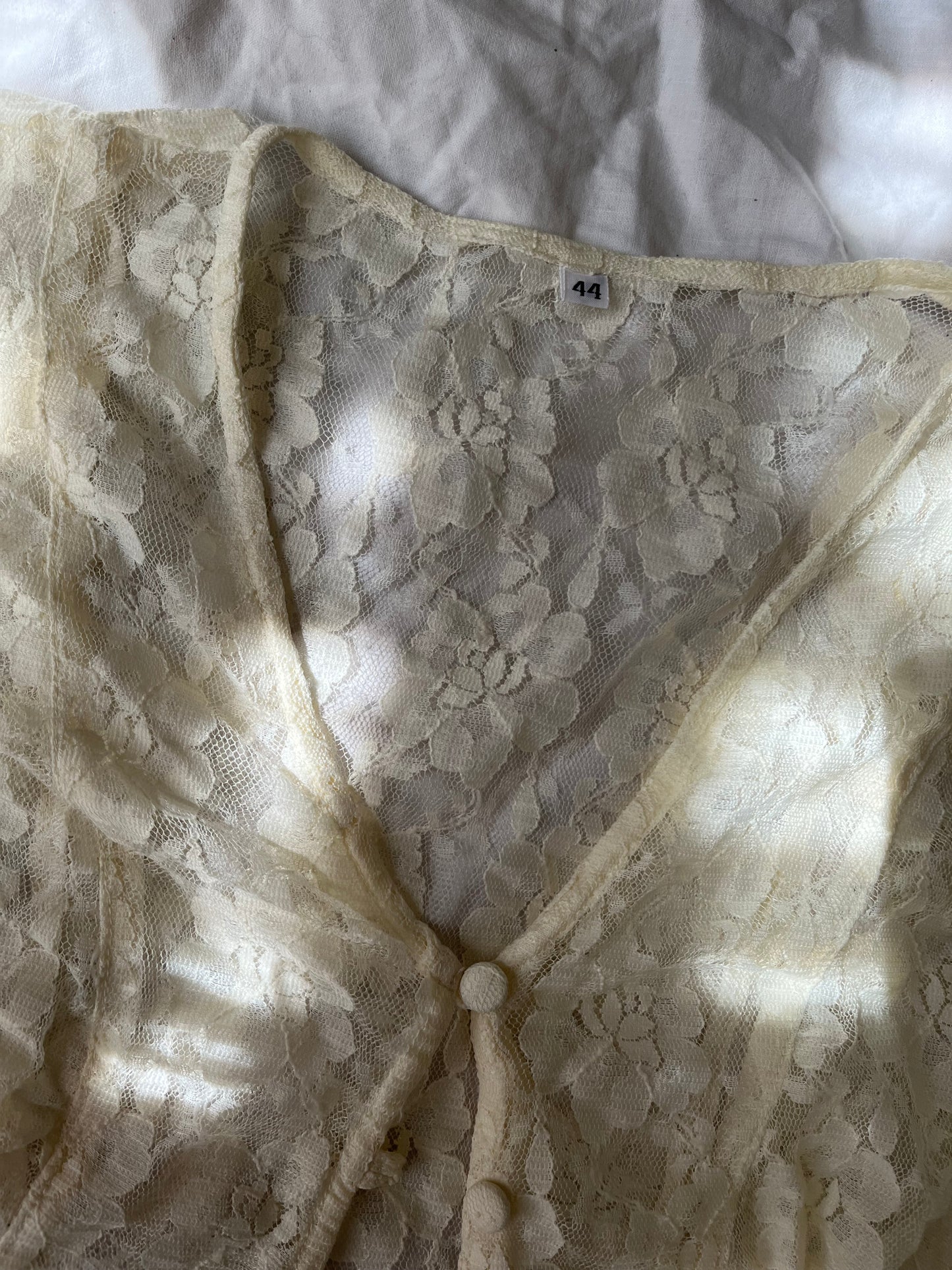 Long Lace Top UK 14
