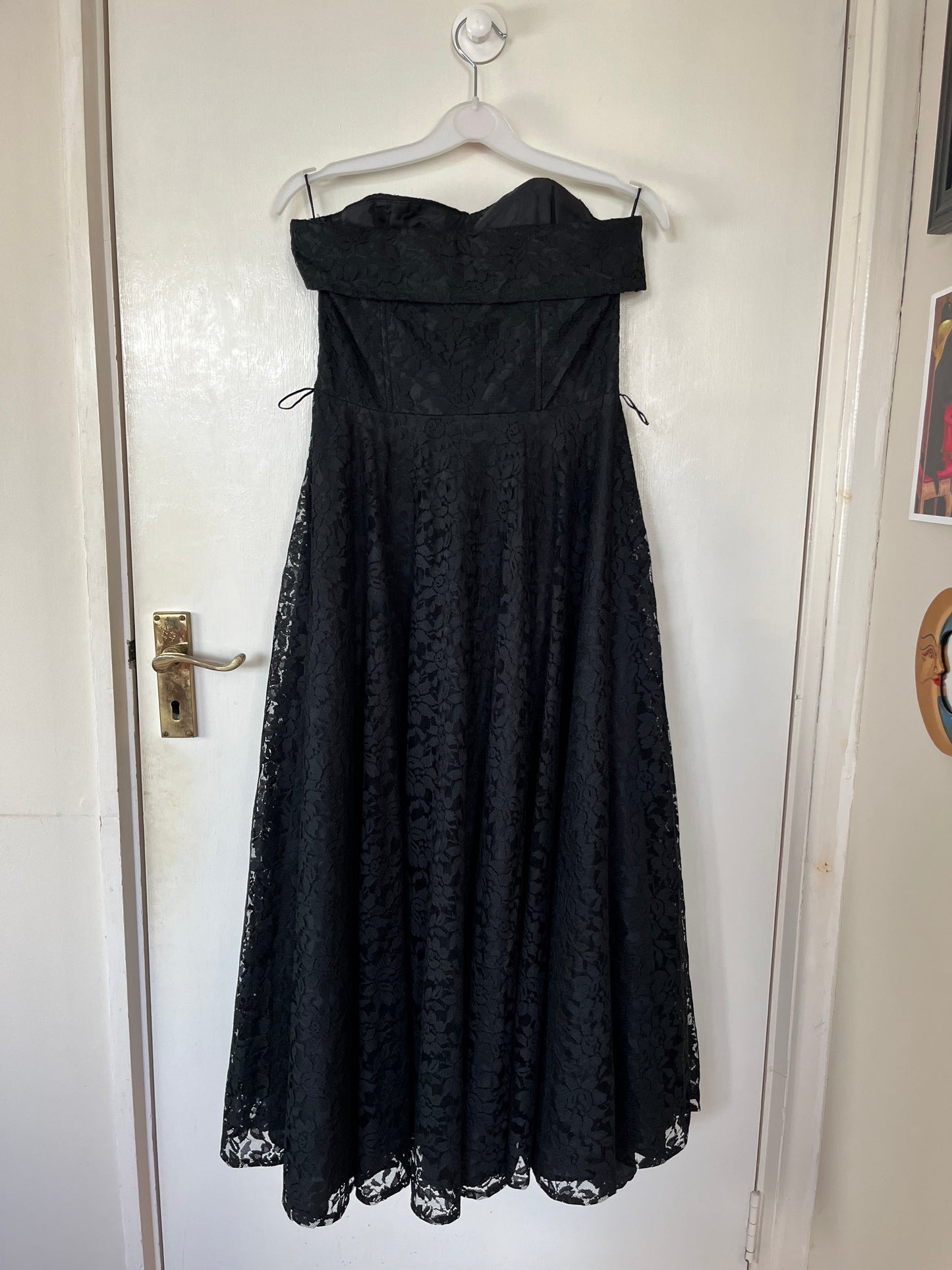 Black Lace Dress UK 8