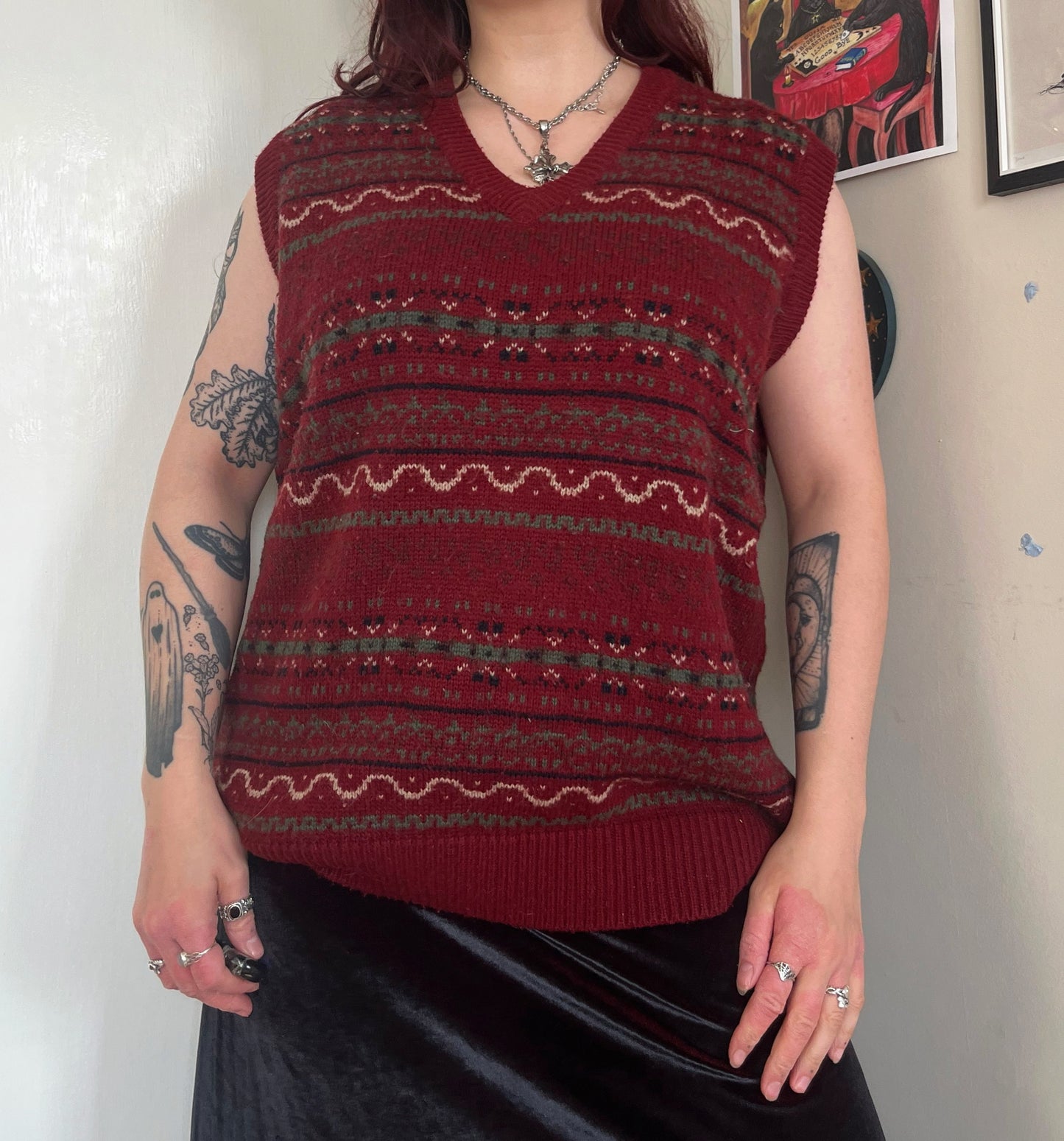 Clover Sweater Vest UK 6-20/XL