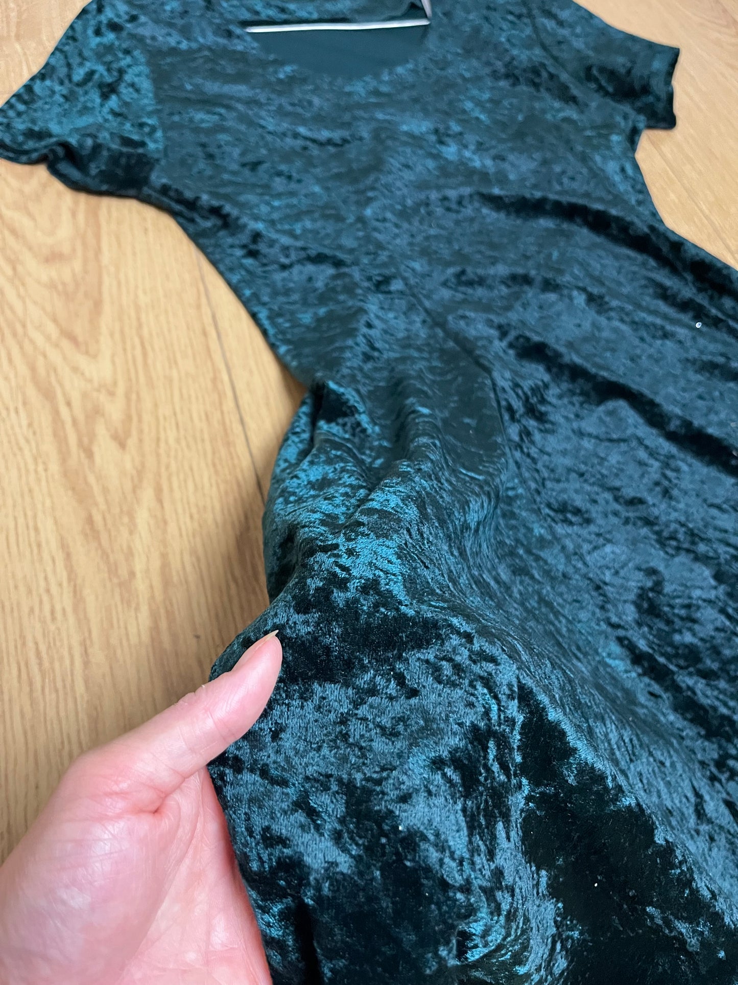 1990s Velvet Dress UK 10