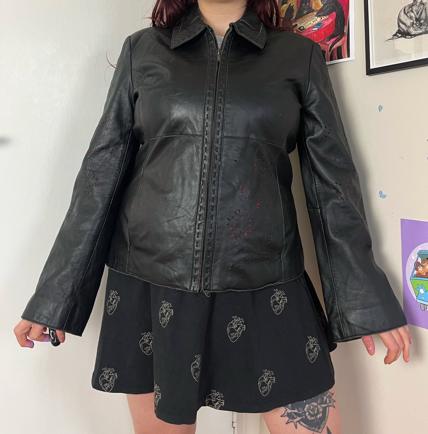 Corina Leather Jacket UK 12-14
