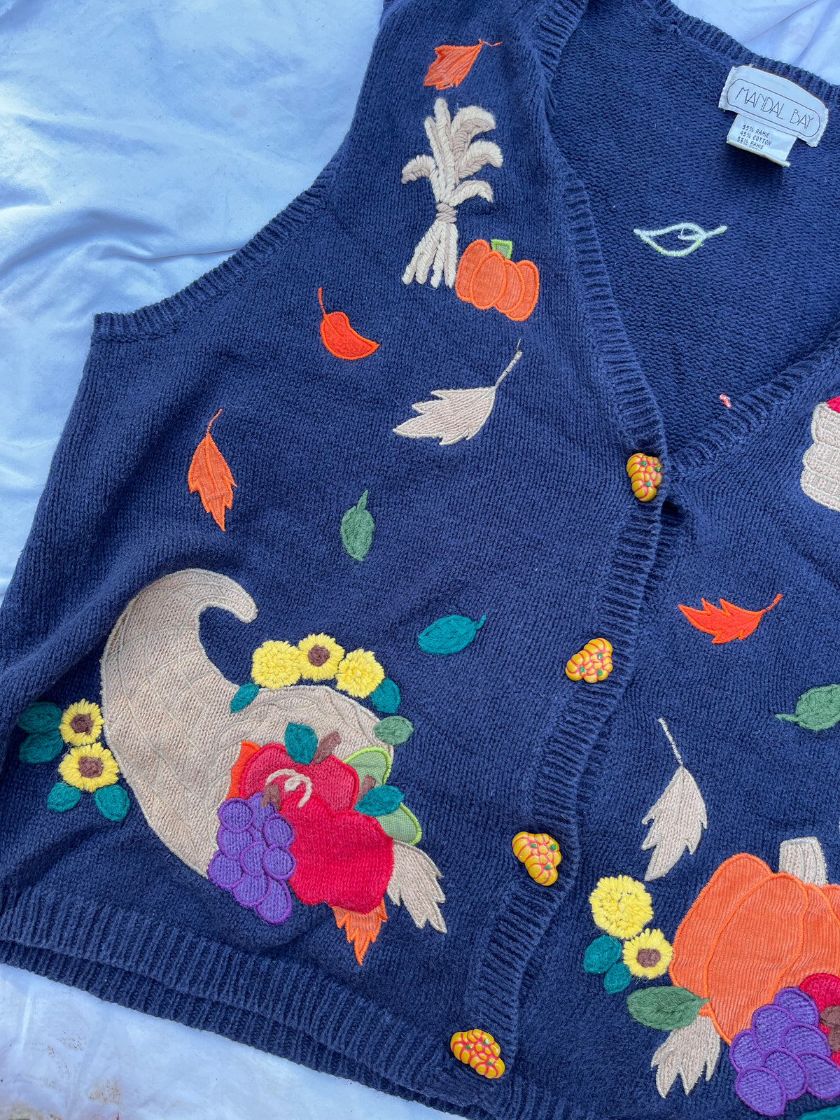 Cornucopia Sweater Vest XL