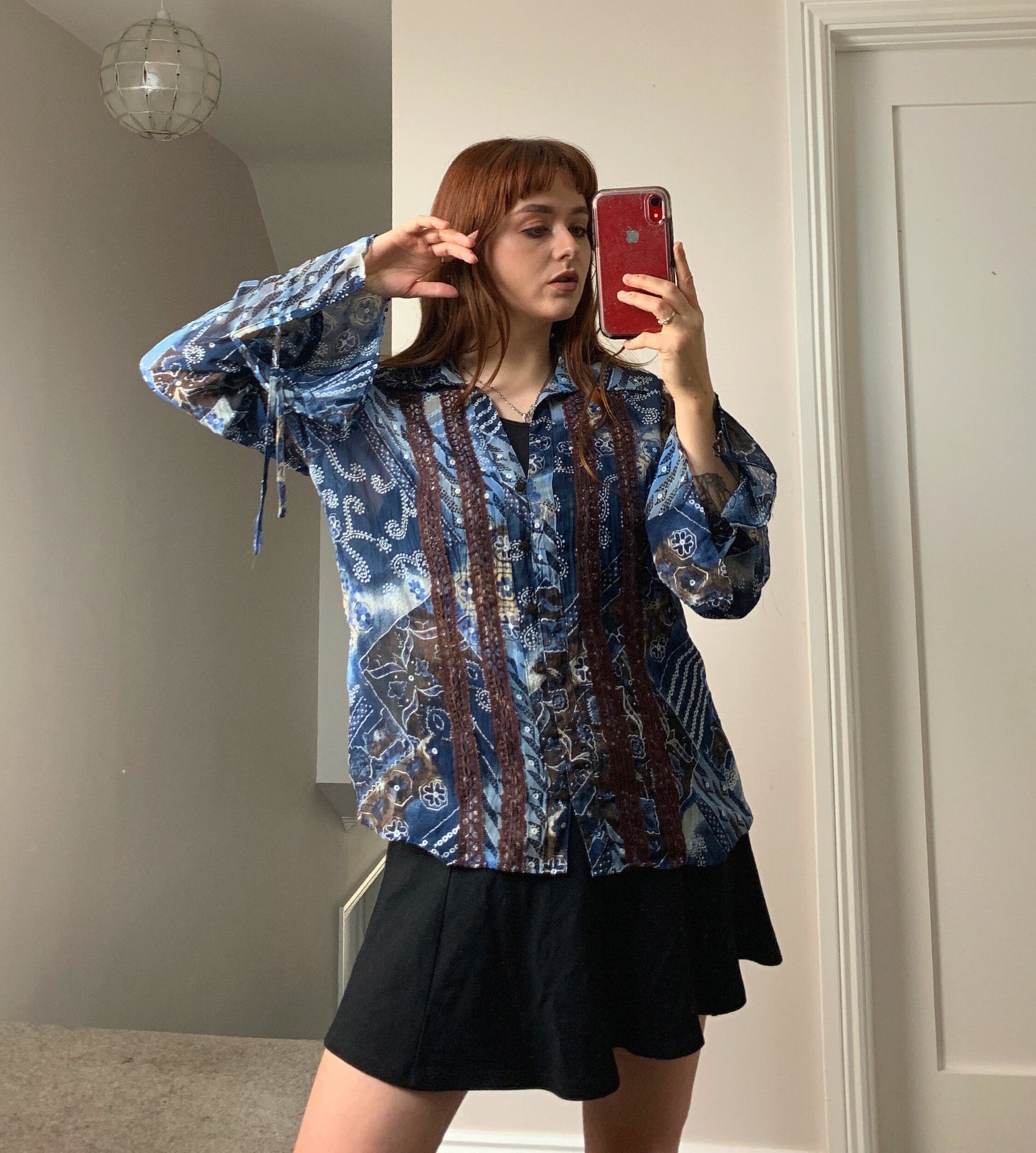 Bonnie 90s Semi-Sheer Shirt UK 8-12