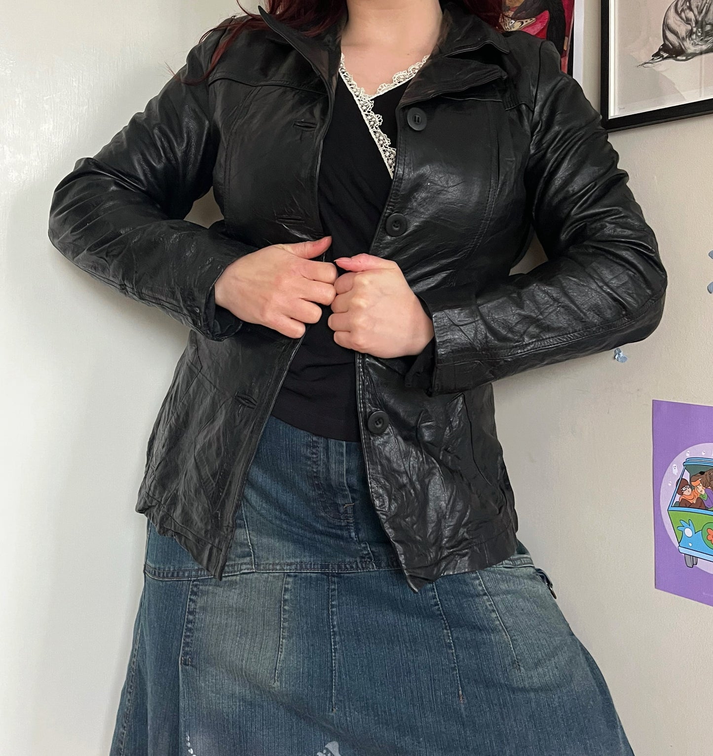 Nia Leather Jacket UK 8-10