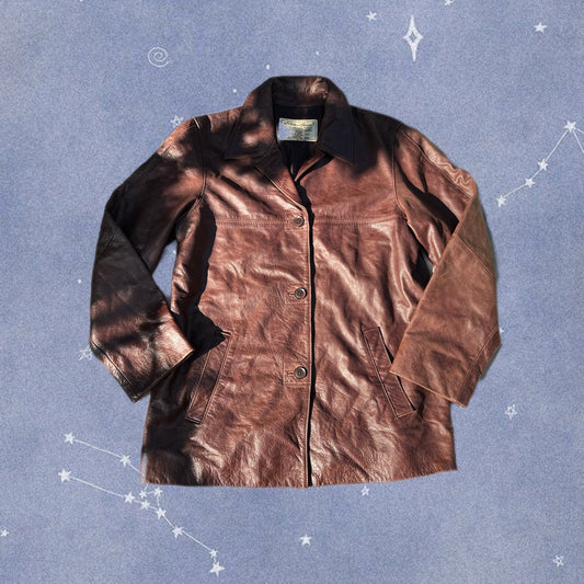 Edith Leather Jacket UK 14