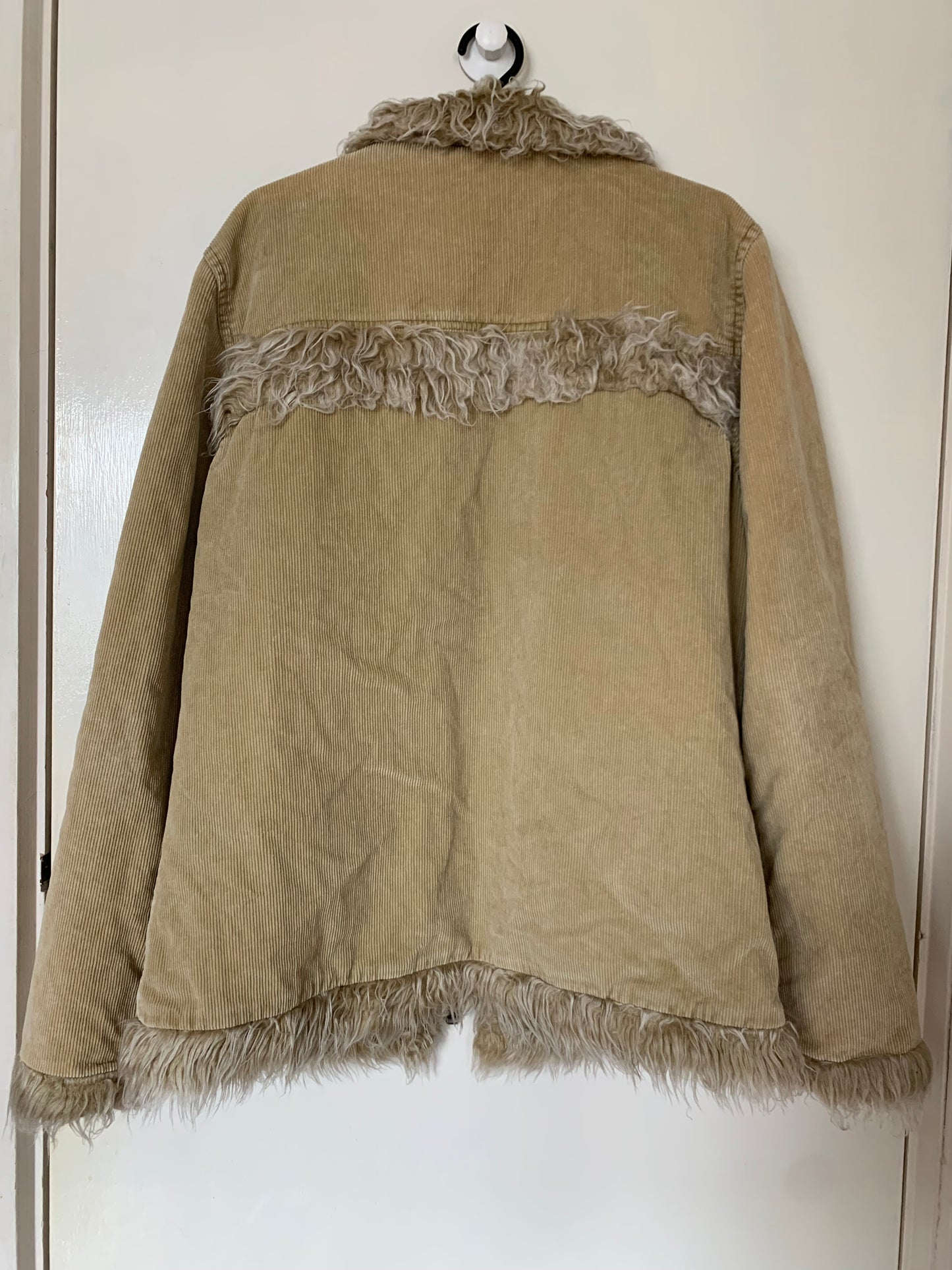 Amber 90s Corduroy Afghan Coat UK 14/16/M