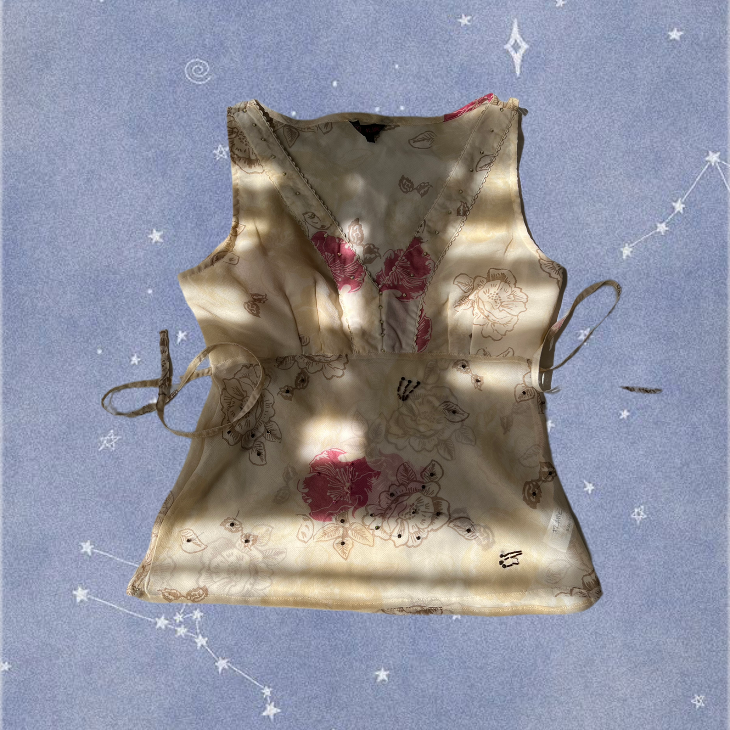 Floral Mesh Top UK 10