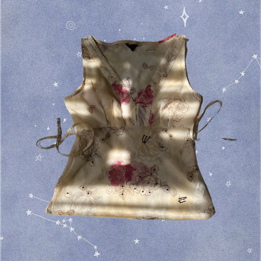 Floral Mesh Top UK 10